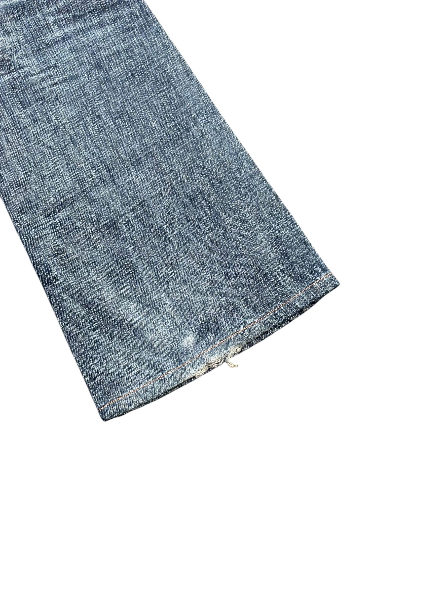 Designer Earnest Sewn Flare Distresed Size 30" / US 8 / IT 44 - 9 Thumbnail