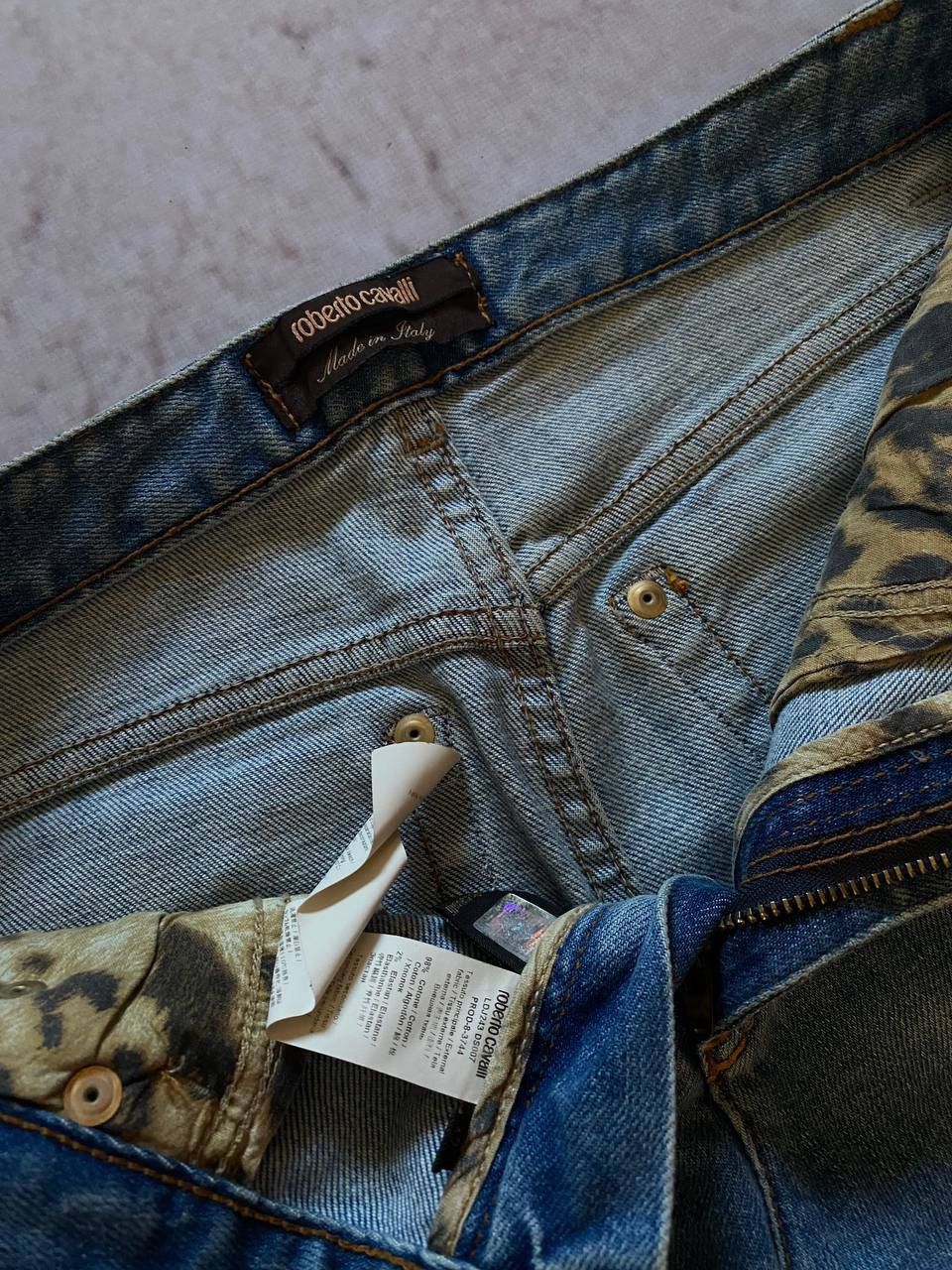 Roberto Cavalli × Vintage Vintage Roberto Cavalli Jeans Y2K Size 42" / US 20 - 7 Thumbnail