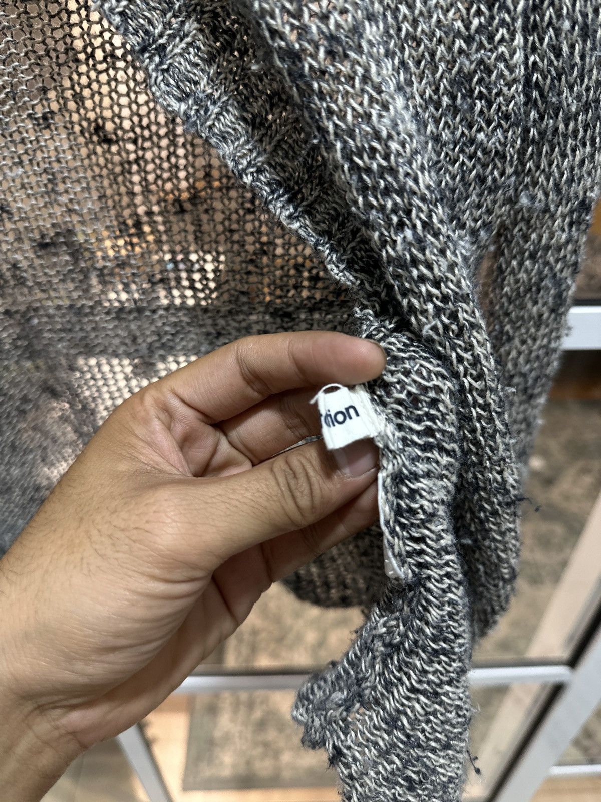 Issey Miyake Plantation By Issey Miyake Fishnet Cardigan (Hemp) Size US M / EU 48-50 / 2 - 5 Thumbnail