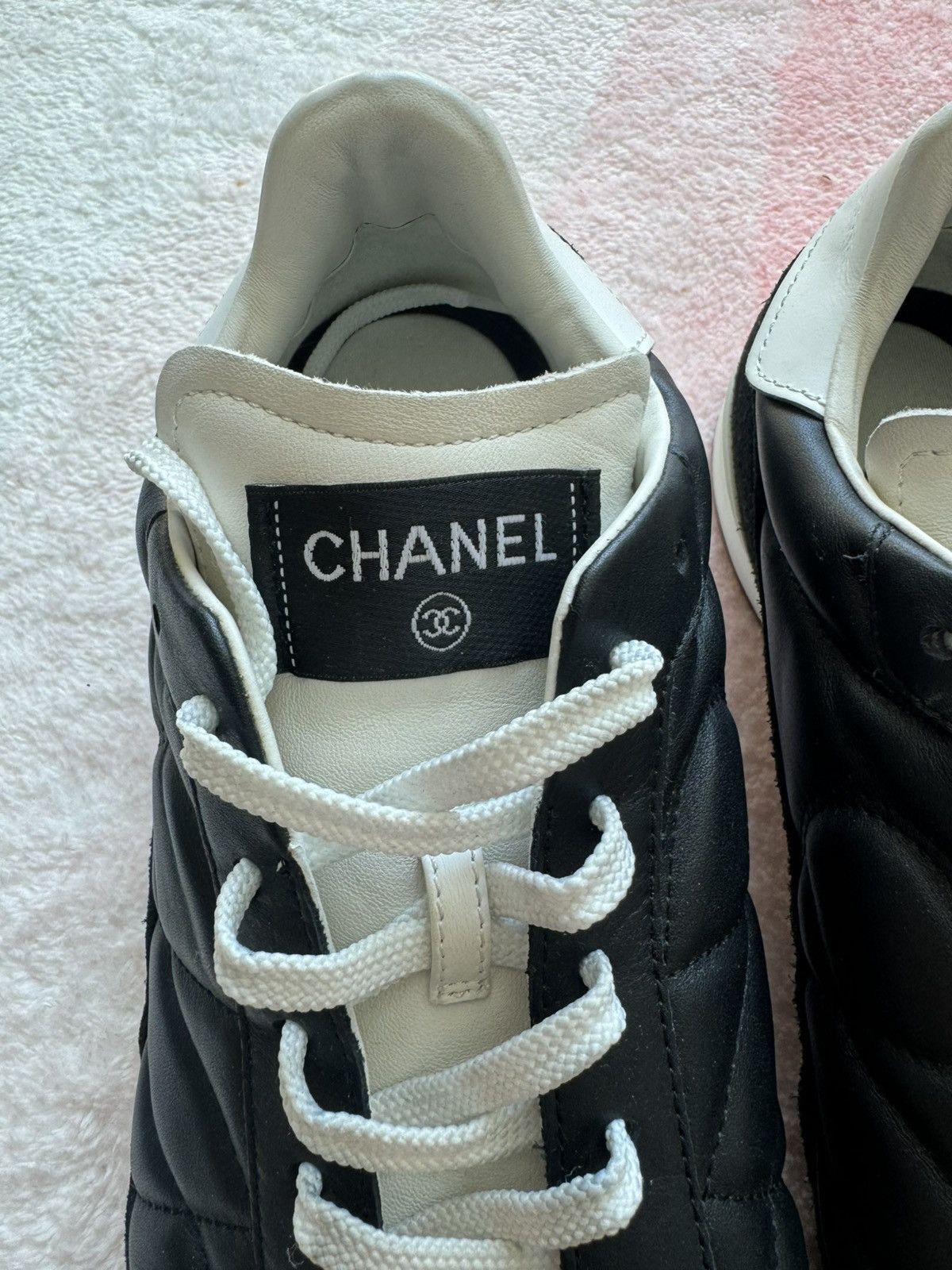 Chanel chanel Leather trainer shoes Size US 11 / EU 44 - 7 Thumbnail