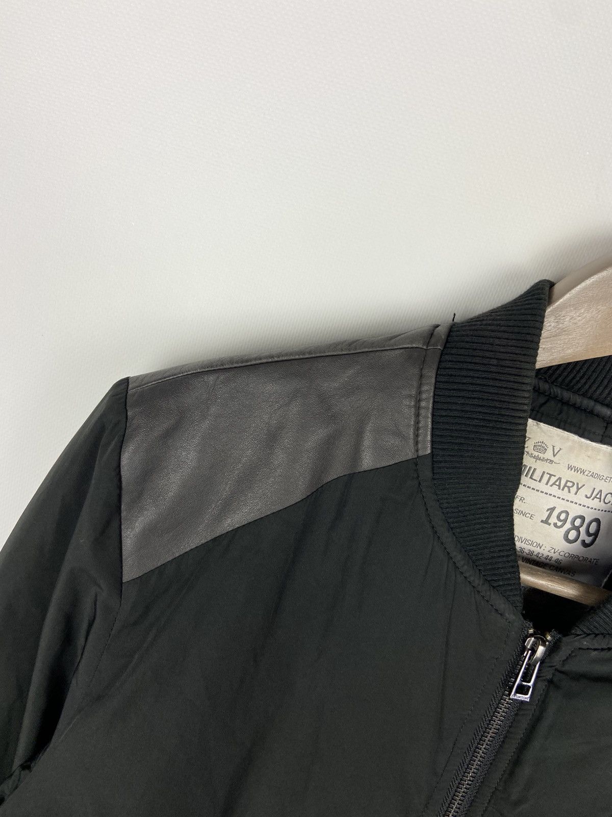Zadig & Voltaire Zadig & Voltaire Kal Bombers Military Jacket Black Women's Size M / US 6-8 / IT 42-44 - 4 Thumbnail