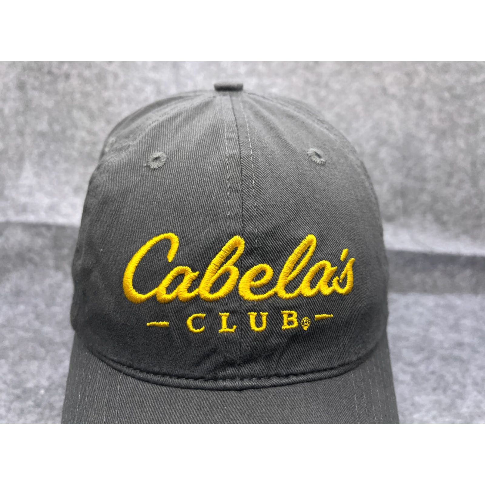 Vintage Cabela's Baseball Cap Adult One Size Gray Cotton Adjustable Outdoor Fishing Hunting Mens Size ONE SIZE - 2 Thumbnail