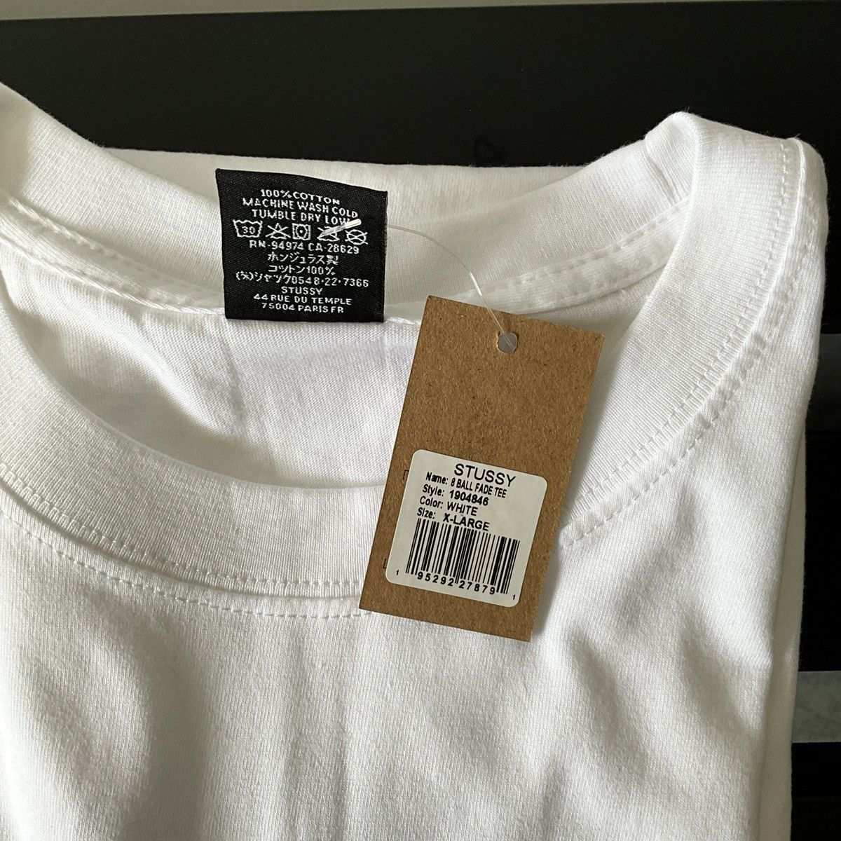 Stussy Stussy tee white Size US XL / EU 56 / 4 - 5 Thumbnail
