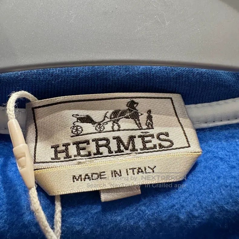 Hermes Hermes Trimmed zipper jacket, cotton Size L / US 10 / IT 46 - 3 Thumbnail
