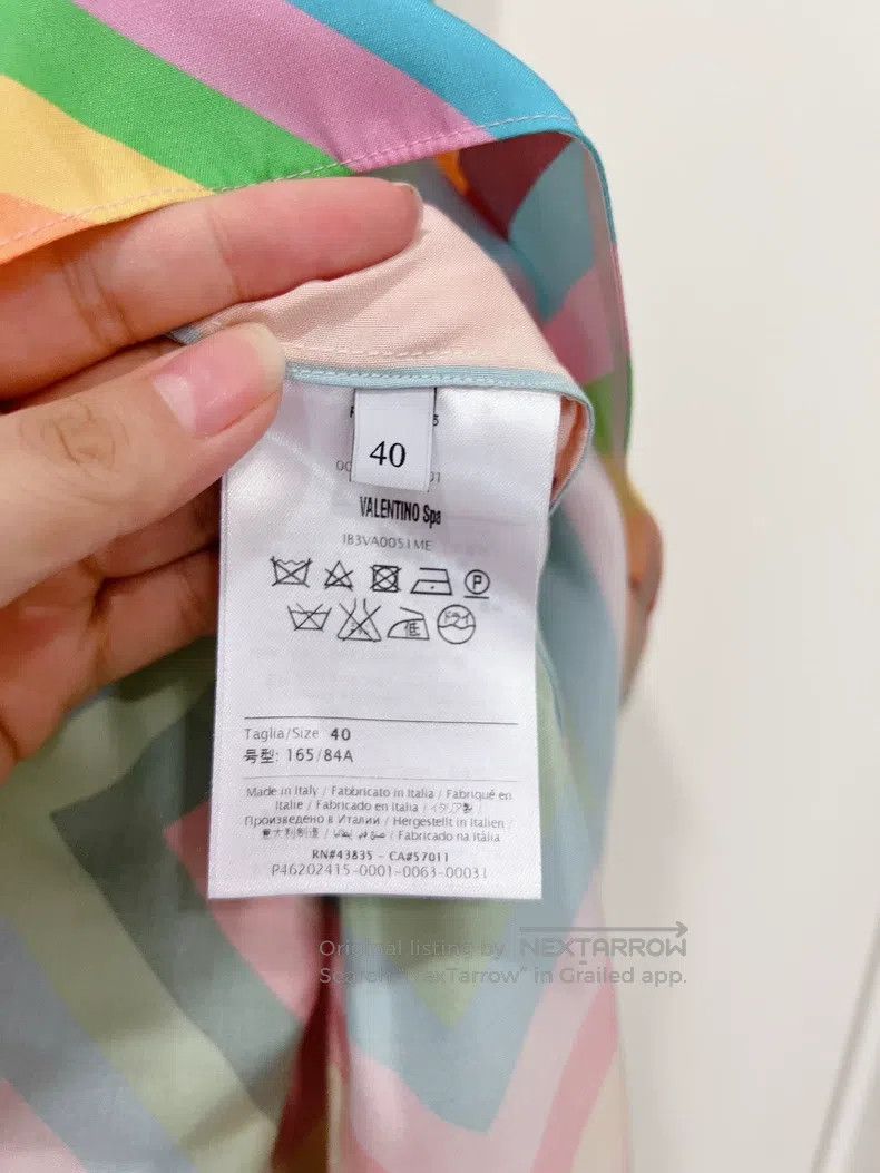 Valentino Valentino Rainbow silk dress Size M / US 6-8 / IT 42-44 - 8 Thumbnail