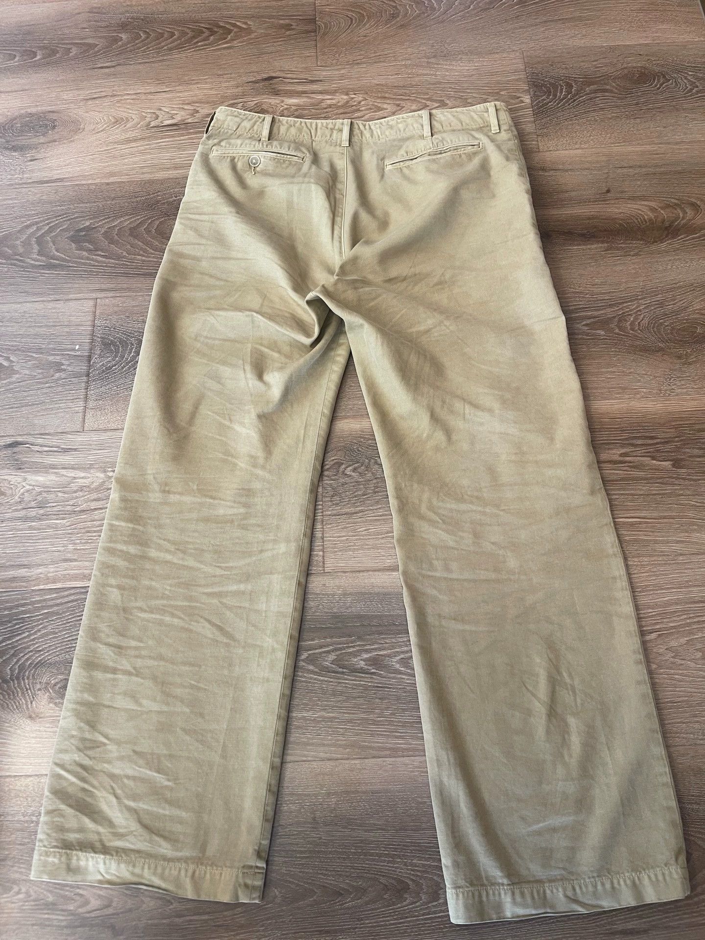 Auralee AURALEE Dyed FINX GAB Loose Straight Casual Pants 25ss Size US 36 / EU 52 - 2 Thumbnail
