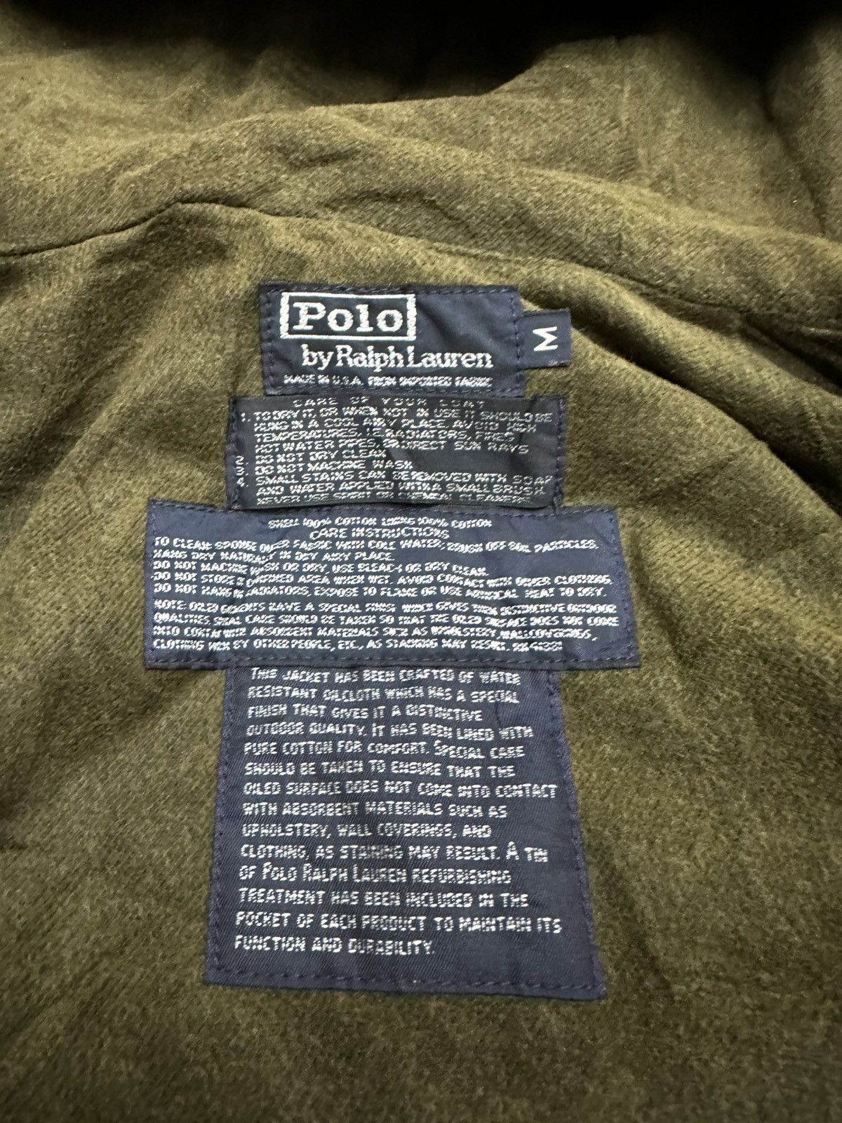 Polo Ralph Lauren Vintage 90s Polo Ralph Lauren Hunting Wax Parka USA Size US M / EU 48-50 / 2 - 11 Thumbnail