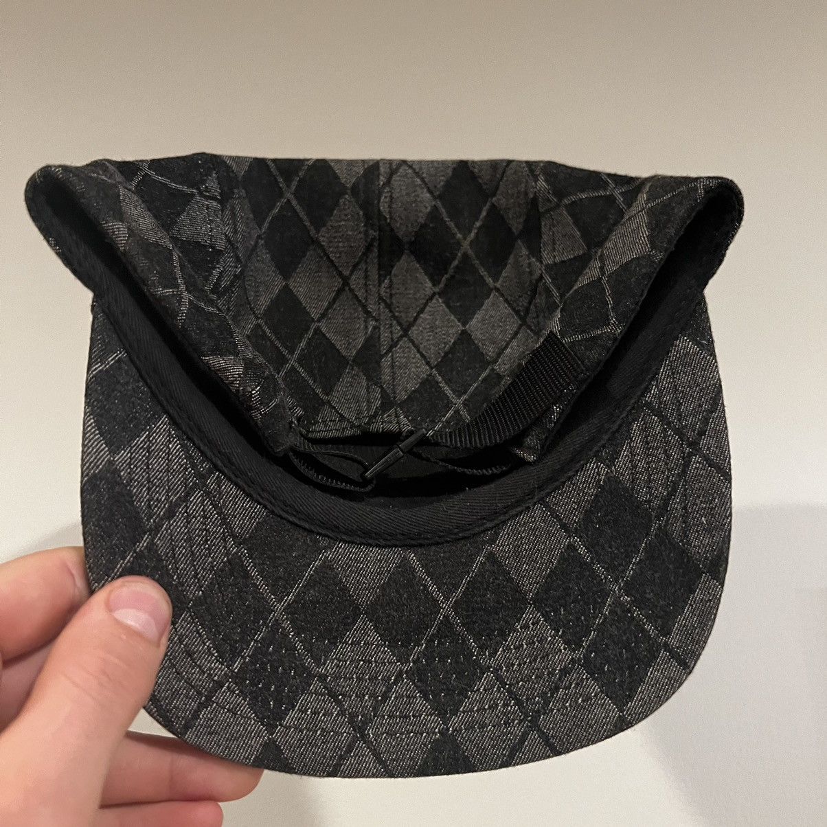 Supreme Supreme Denim Argyle Camp Cap Size ONE SIZE - 13 Thumbnail