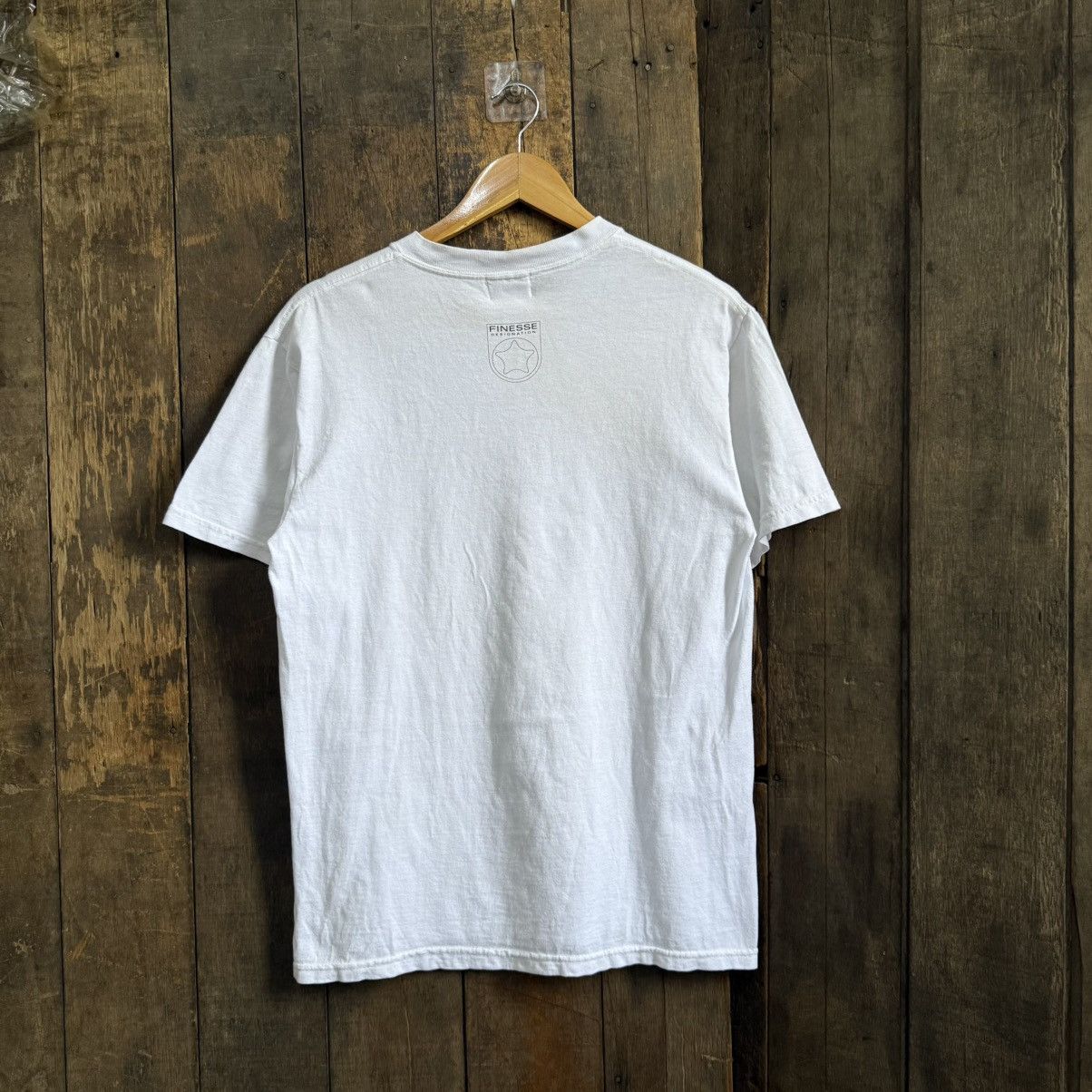 Hiroshi Fujiwara Vintage 90's Finesse Hiroshi Fujiwara Tee Shirt Size US M / EU 48-50 / 2 - 2 Thumbnail