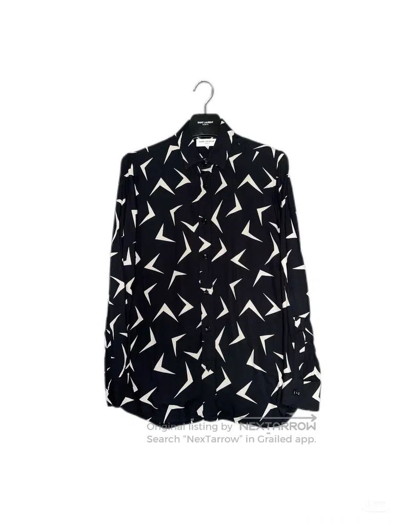 Saint Laurent Paris Saint Laurent Paris size 37 Dart Shirt i Size US S / EU 44-46 / 1 - 1 Thumbnail