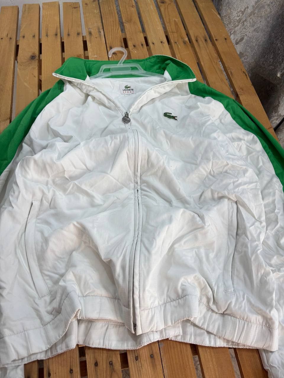Lacoste Lacoste Sport Y2K Drill Vintage Nylon Bomber Jacket Size US M / EU 48-50 / 2 - 10 Thumbnail