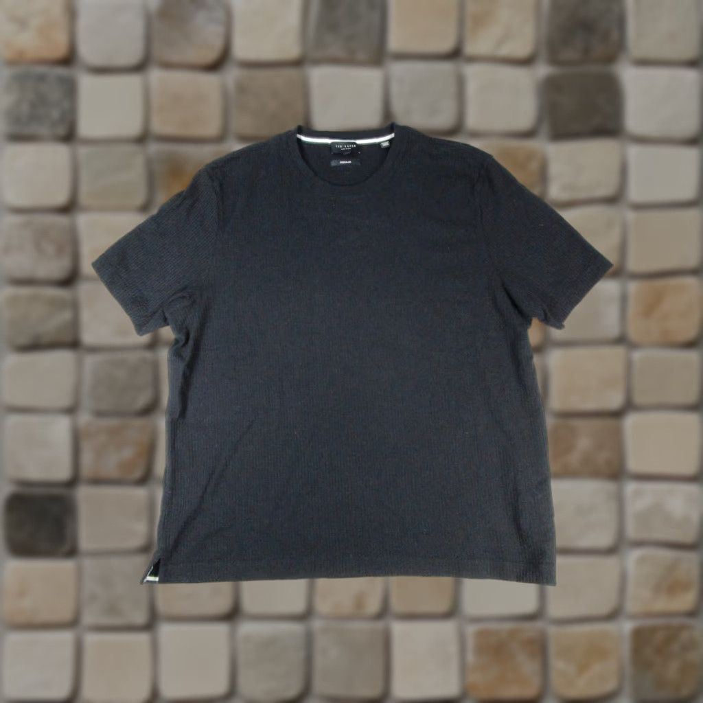 Ted Baker Ted Baker London Shirt Womens 2XL Black Cotton Knit Pullover T-Shirt London Basic Shirt Womens 2XL Mens? Size XXL / US 16-18 / IT 52-54 - 1 Thumbnail
