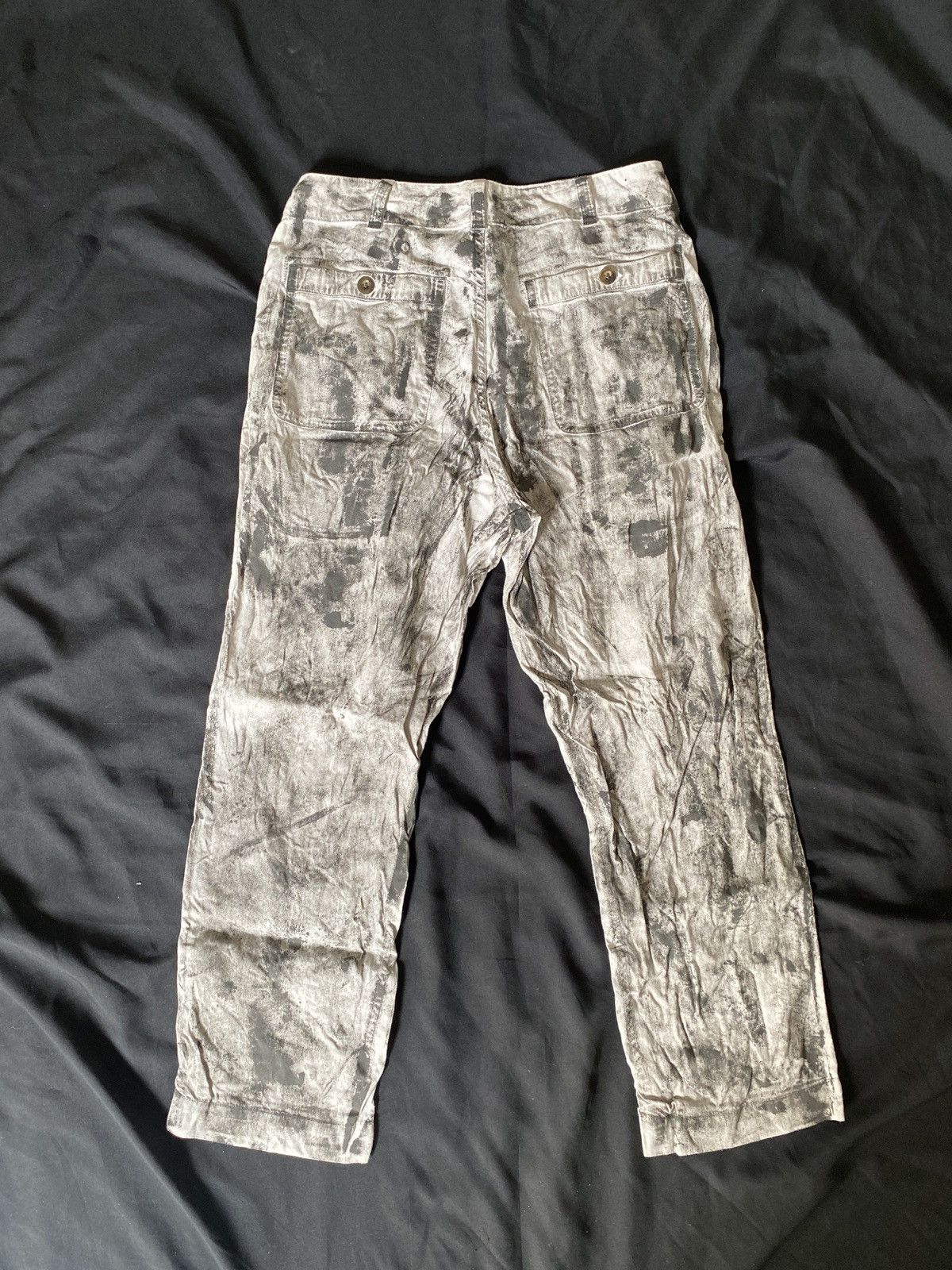 Maison Margiela MHL Trompe l’oil ERD Gallery Dept Style French Trousers Size US 31 - 4 Thumbnail