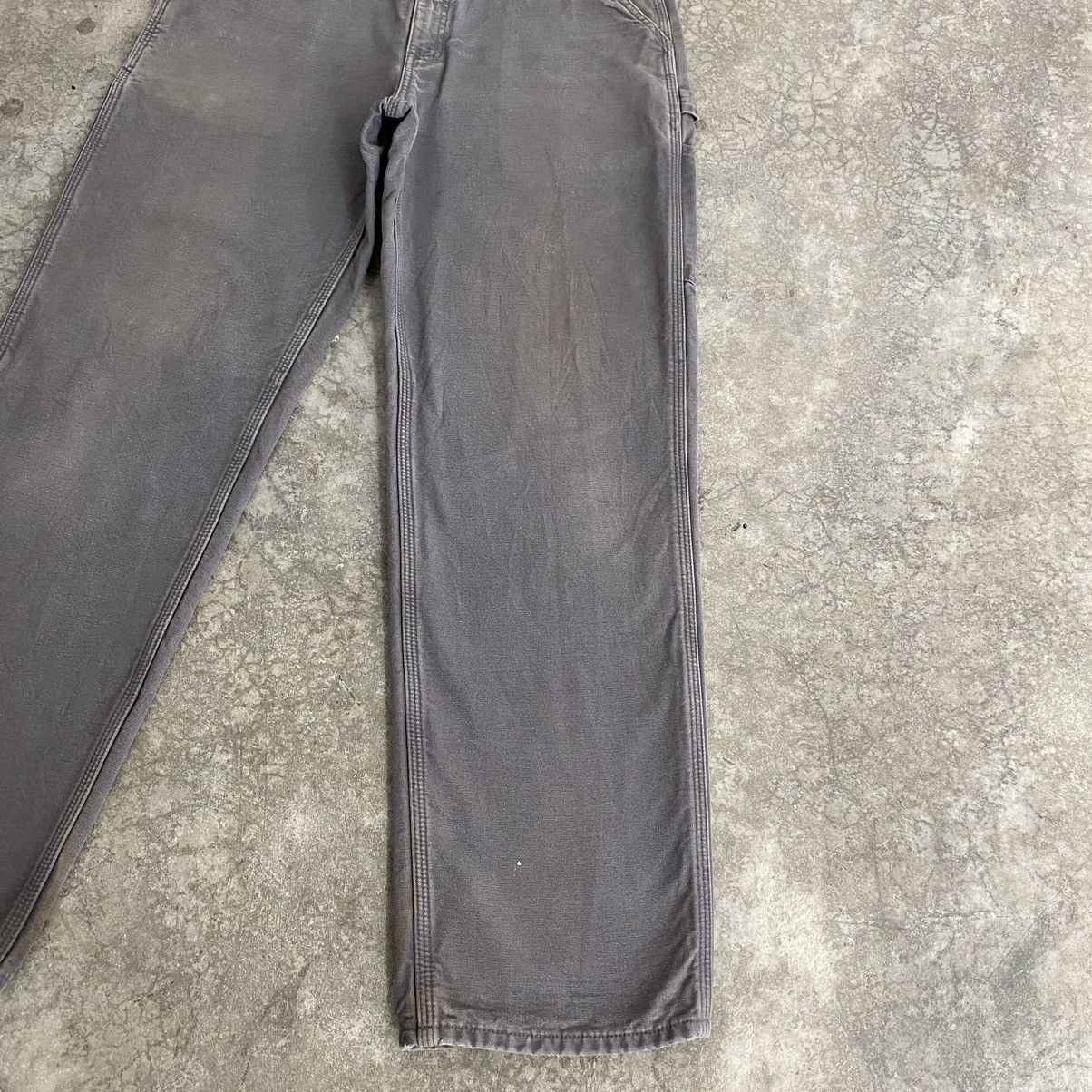 Carhartt Vintage Carhartt Blanket Lined Gravel Grey Carpenter Pants Size US 34 / EU 50 - 7 Thumbnail