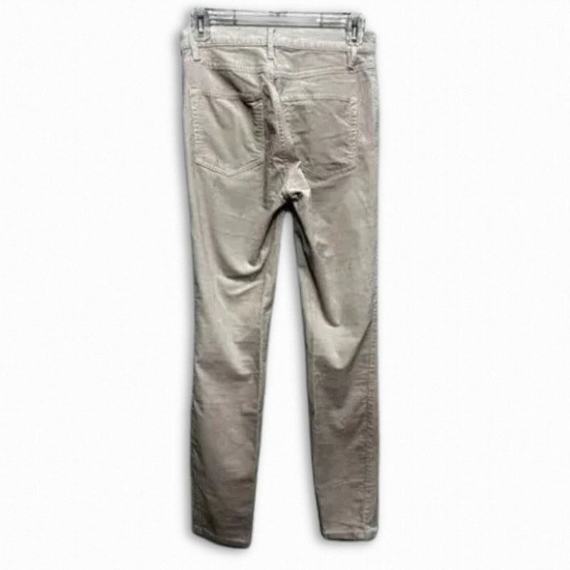 Loft Loft Corduroy Pants Mid Rise Tailored Tan Cream Women's 25 Size 25" / US 0 / IT 36 - 4 Thumbnail