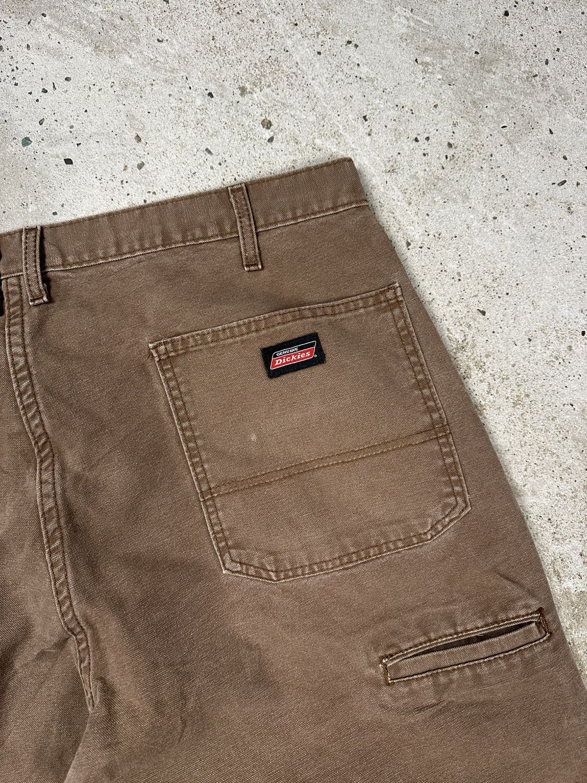 Dickies × Vintage Vintage Y2K Dickies Baggy Brown Carpenter Denim Pants Jeans Size US 38 / EU 54 - 15 Thumbnail
