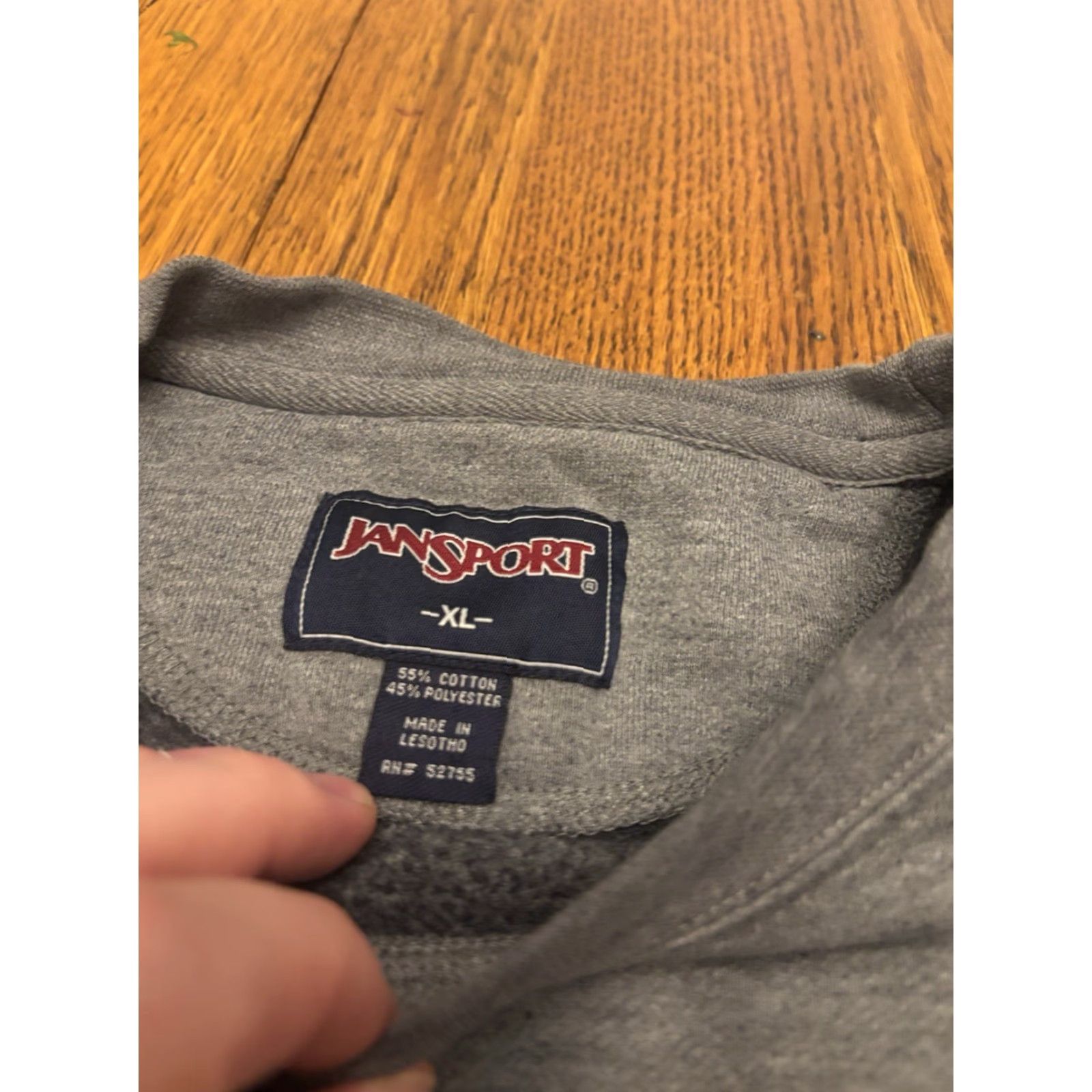 Jansport VINTAGE JanSport Sweatshirt Mens XL Crewneck Pullover CMU Central Michigan Chippewas Gray 90s College University Logo Embroidered Thick Fleece Size US XL / EU 56 / 4 - 2 Thumbnail
