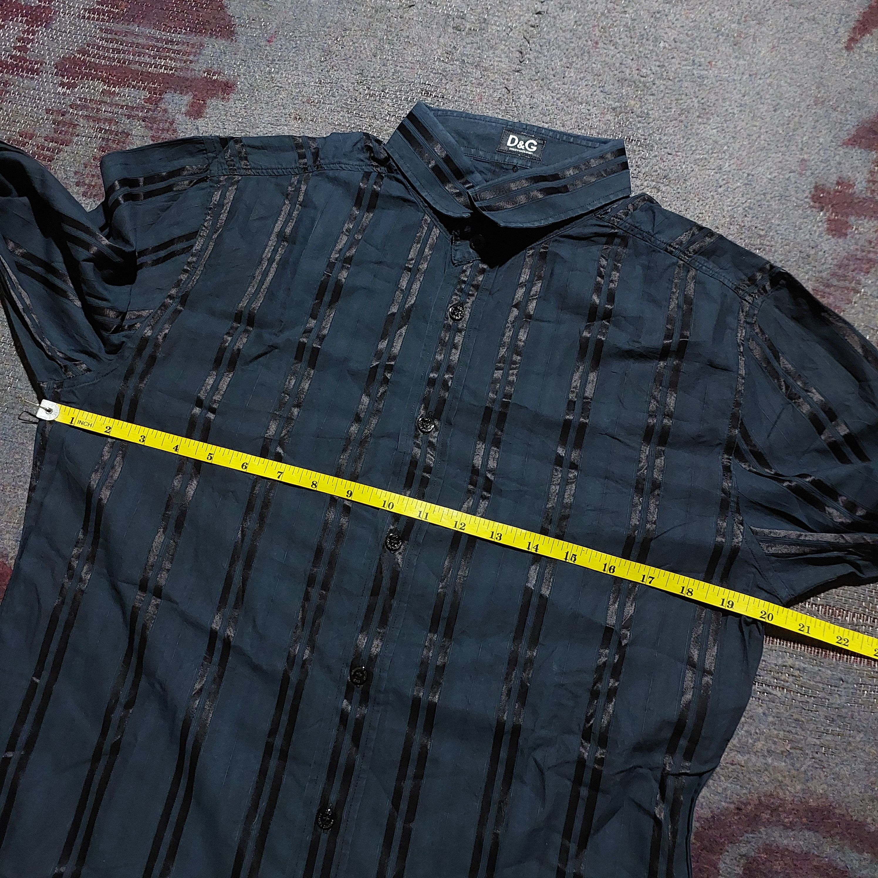 Dolce & Gabbana Dolce & Gabbana stripes black L_s shirt Size US M / EU 48-50 / 2 - 11 Thumbnail