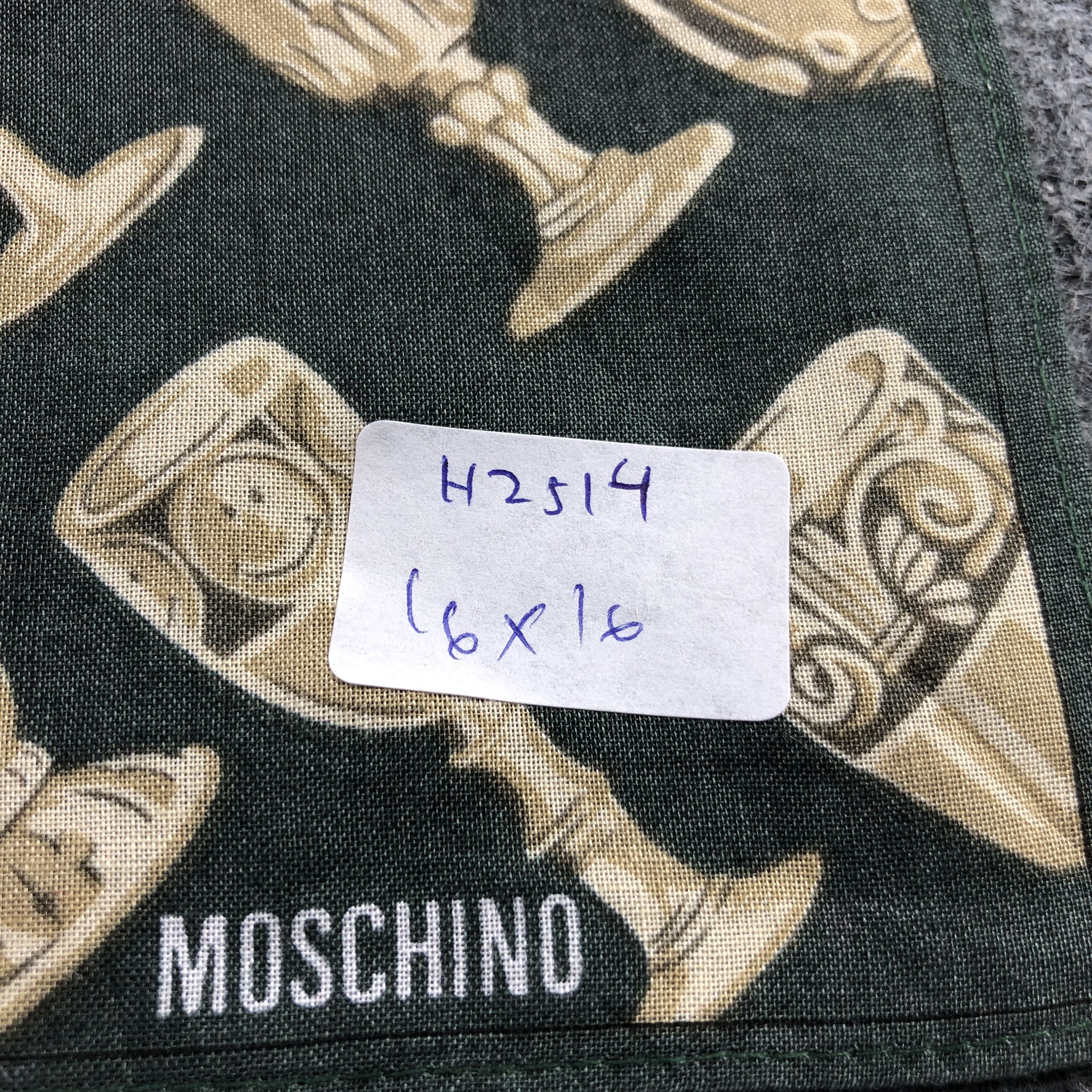 Moschino Moschino Handkerchief Neckerchief Bandana H2514 Size ONE SIZE - 5 Thumbnail