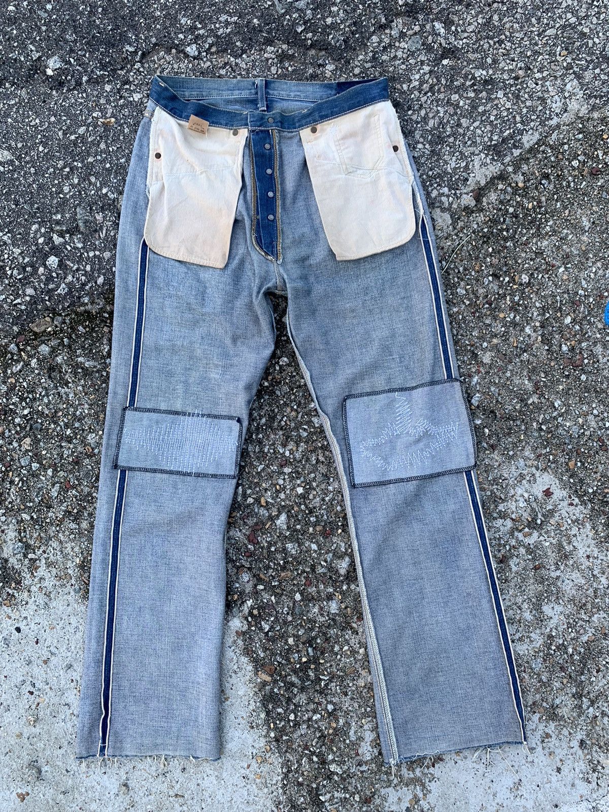 Levi's VINTAGE LEVIS 501 BIG E LVC DISTRESSED DENIM Size US 34 / EU 50 - 22 Thumbnail