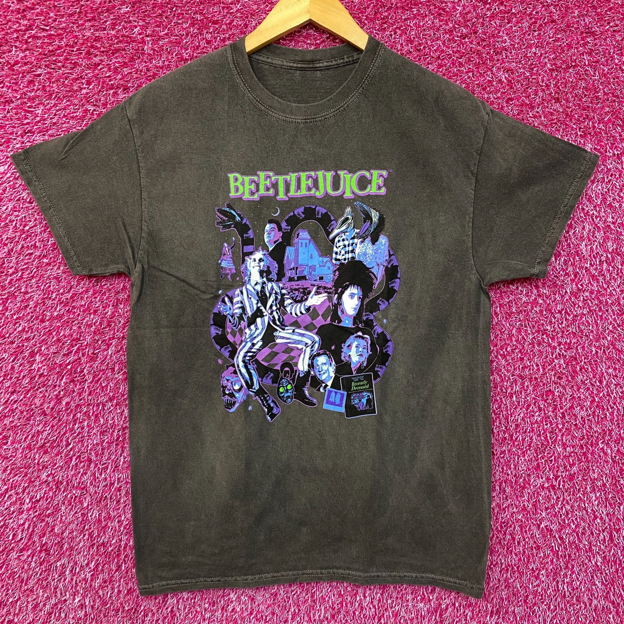 Ripple Junction Beetlejuice Collage Illustration Graphic Design T-Shirt Medi Size US M / EU 48-50 / 2 - 1 Thumbnail