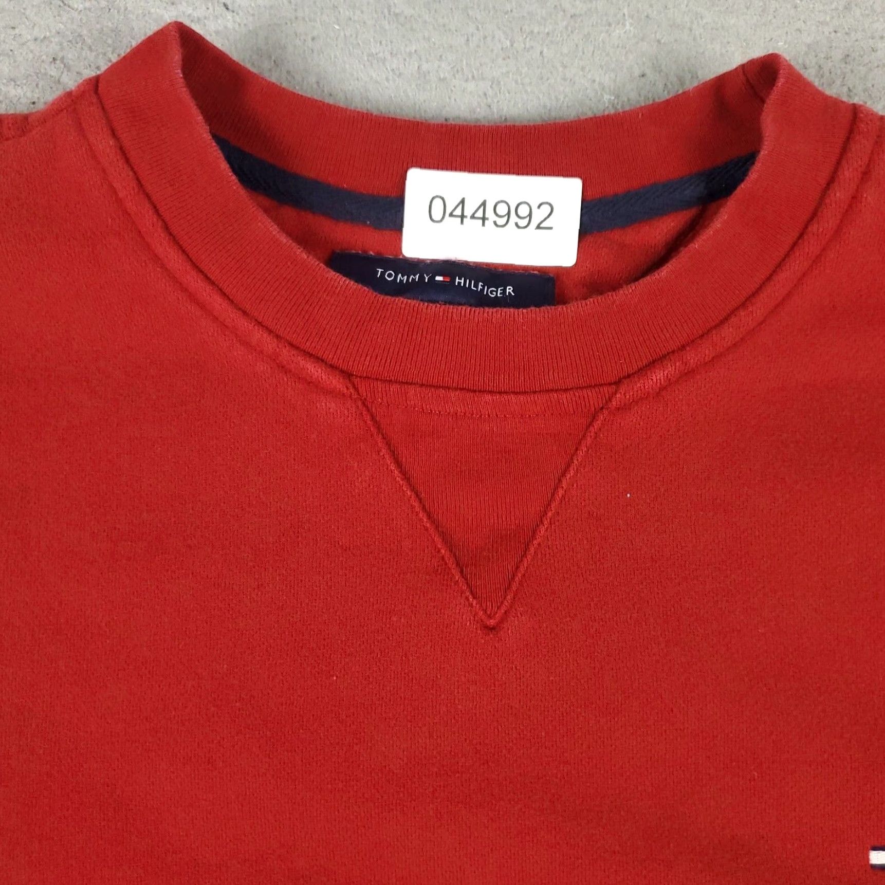 Tommy Hilfiger Tommy Hilfiger Pullover Sweater Mens XL Red Cotton Blend Crew Neck Size US XL / EU 56 / 4 - 2 Thumbnail