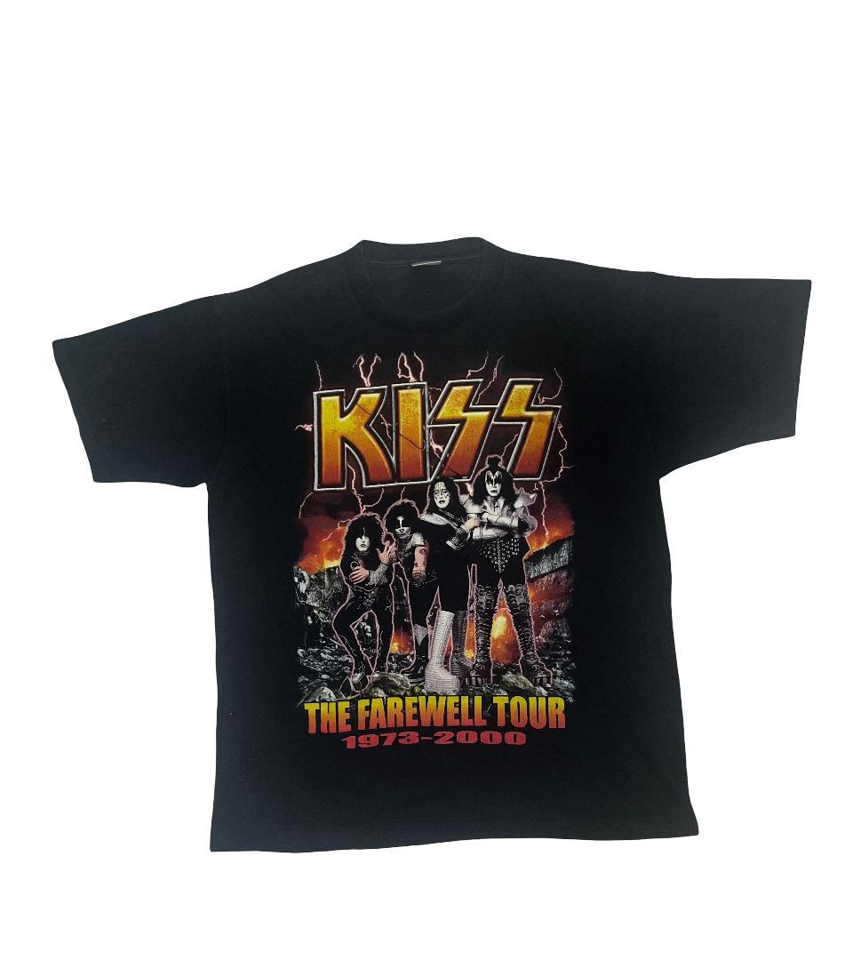 Vintage Vintage T-Shirt Kiss Tour 2000 Size US XL / EU 56 / 4 - 1 Thumbnail