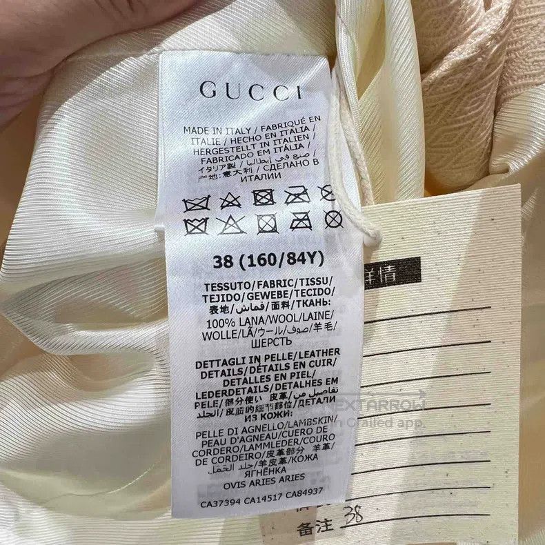 Gucci Gucci Horse buckle diamond woollen jacket Size XS / US 0-2 / IT 36-38 - 5 Thumbnail