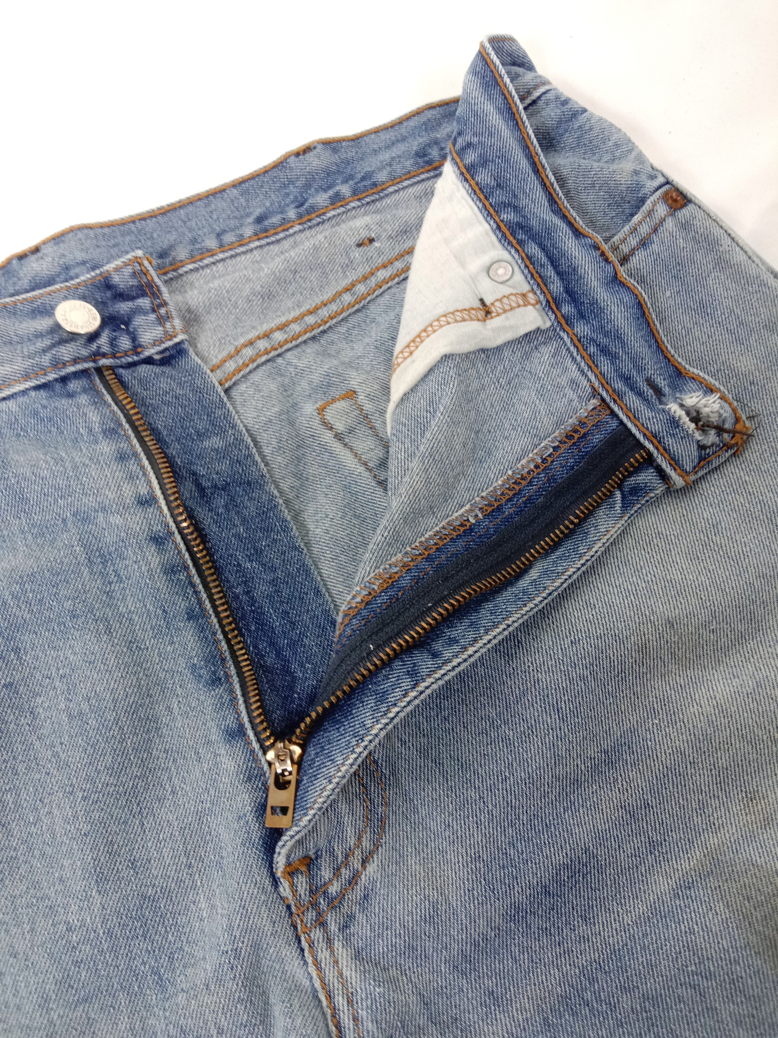 Levi's Vintage Levi's 505 Jeans Blue Wash Distressed Denim Size US 38 / EU 54 - 9 Thumbnail