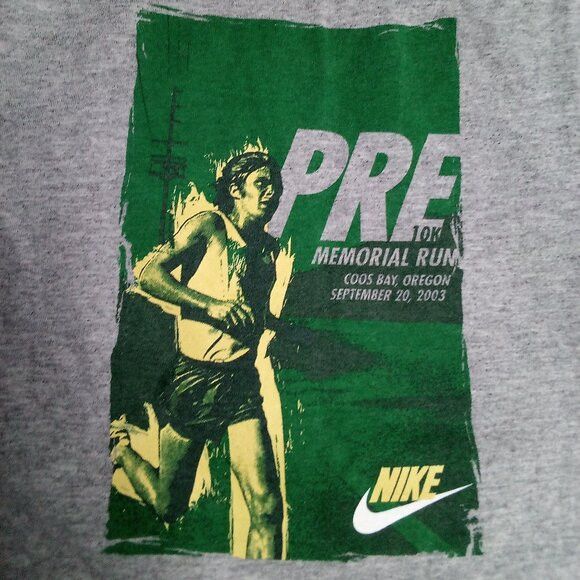 Nike Vintage Nike Prefontaine Memorial Run 2003 T-Shirt Size US S / EU 44-46 / 1 - 1 Thumbnail