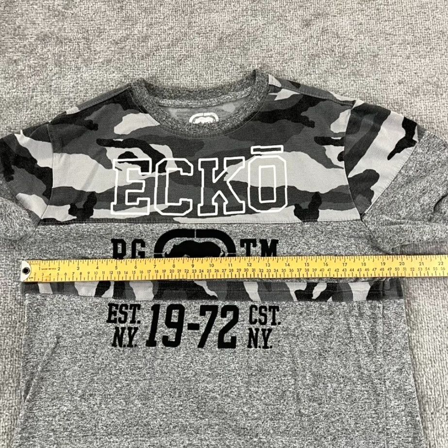 Ecko Unltd. ECKO UNLTD Shirt Mens M Gray Black Camo Logo Skate Streetwear Y2K Size US M / EU 48-50 / 2 - 6 Thumbnail