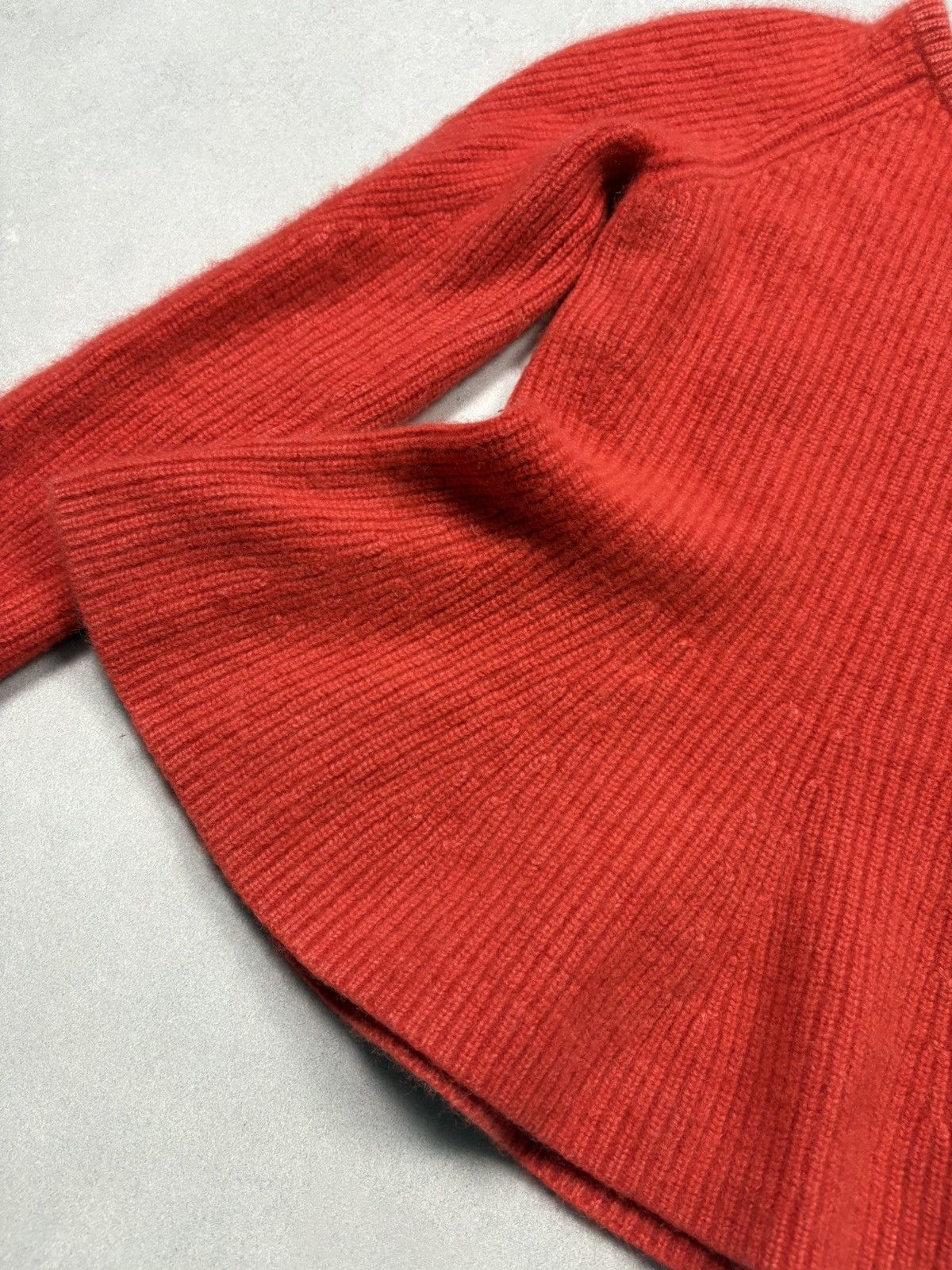 Iris von Arnim Iris Von Arnim Cashmere Peplum Knit Sweater Red M Italy Rare Size M / US 6-8 / IT 42-44 - 6 Thumbnail