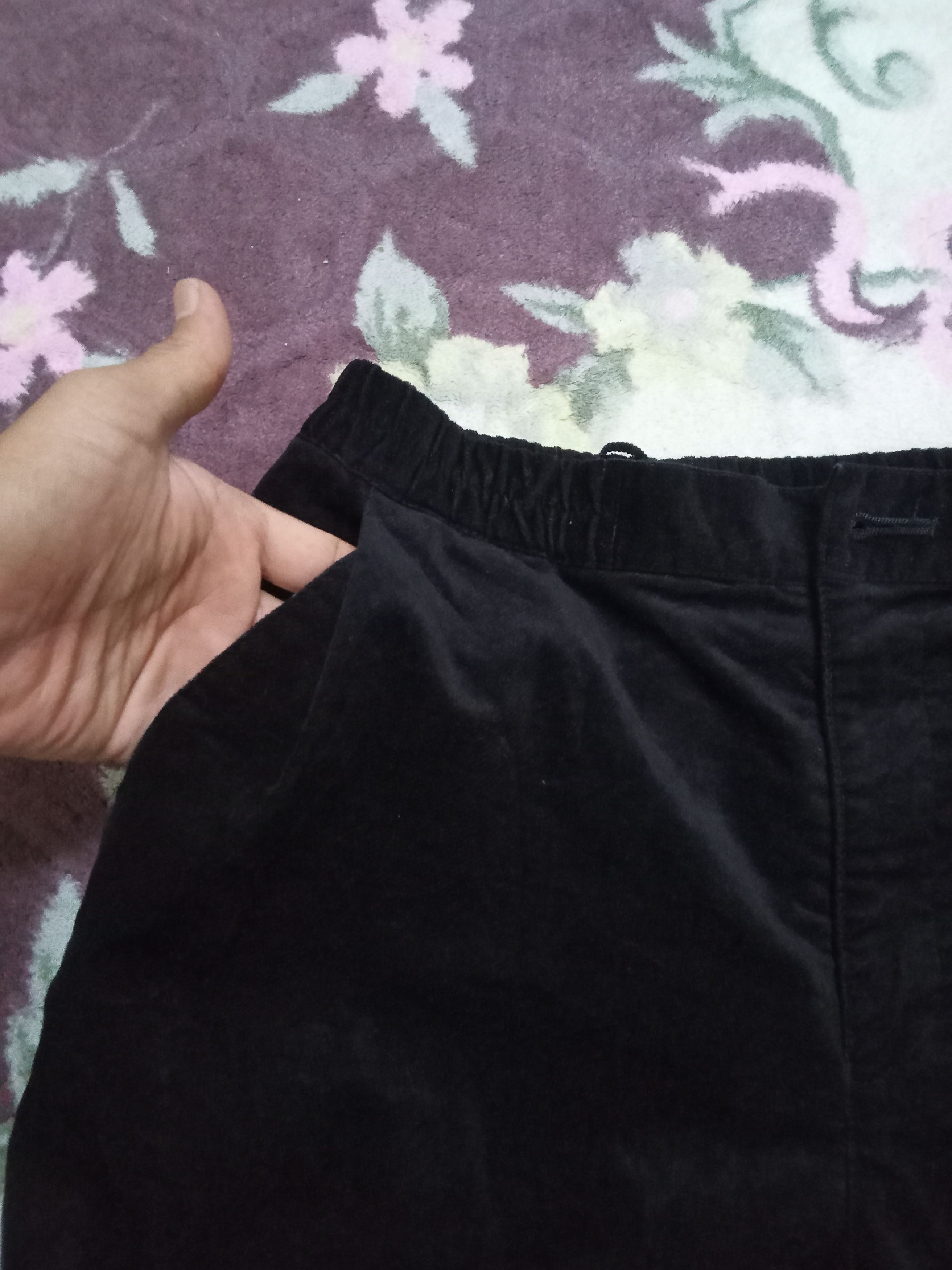Lanvin Lanvin en Bleu Velvet Pants Size US 32 / EU 48 - 9 Thumbnail