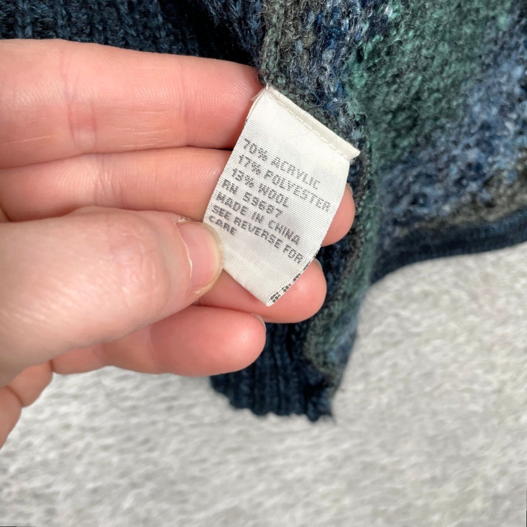 Vintage VINTAGE Curio New York Cardigan Women L Striped Draped Open Wool Blend Lagenlook Size L / US 10 / IT 46 - 4 Thumbnail