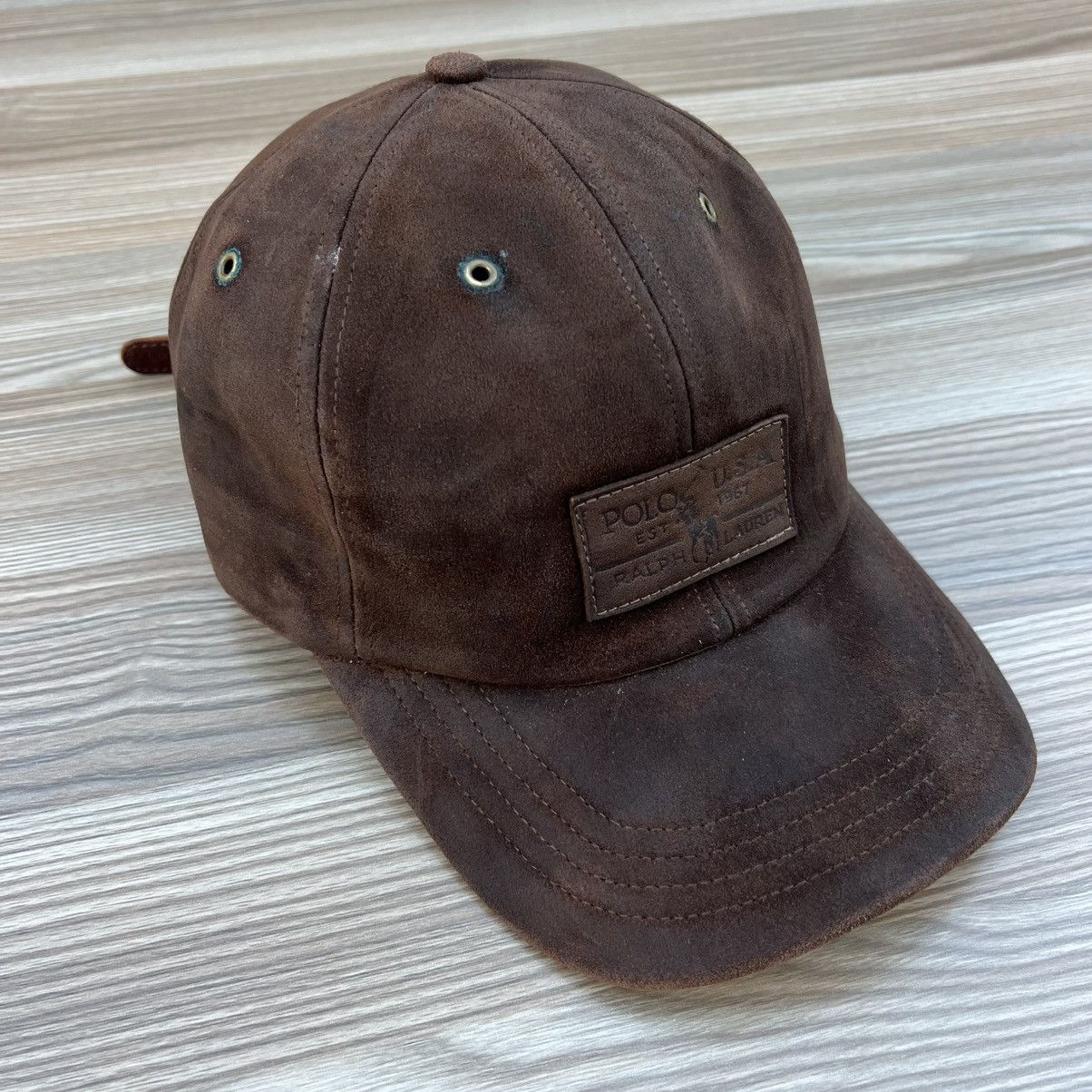 Polo Ralph Lauren Polo Ralph Lauren Leather Hat. Size ONE SIZE - 3 Thumbnail