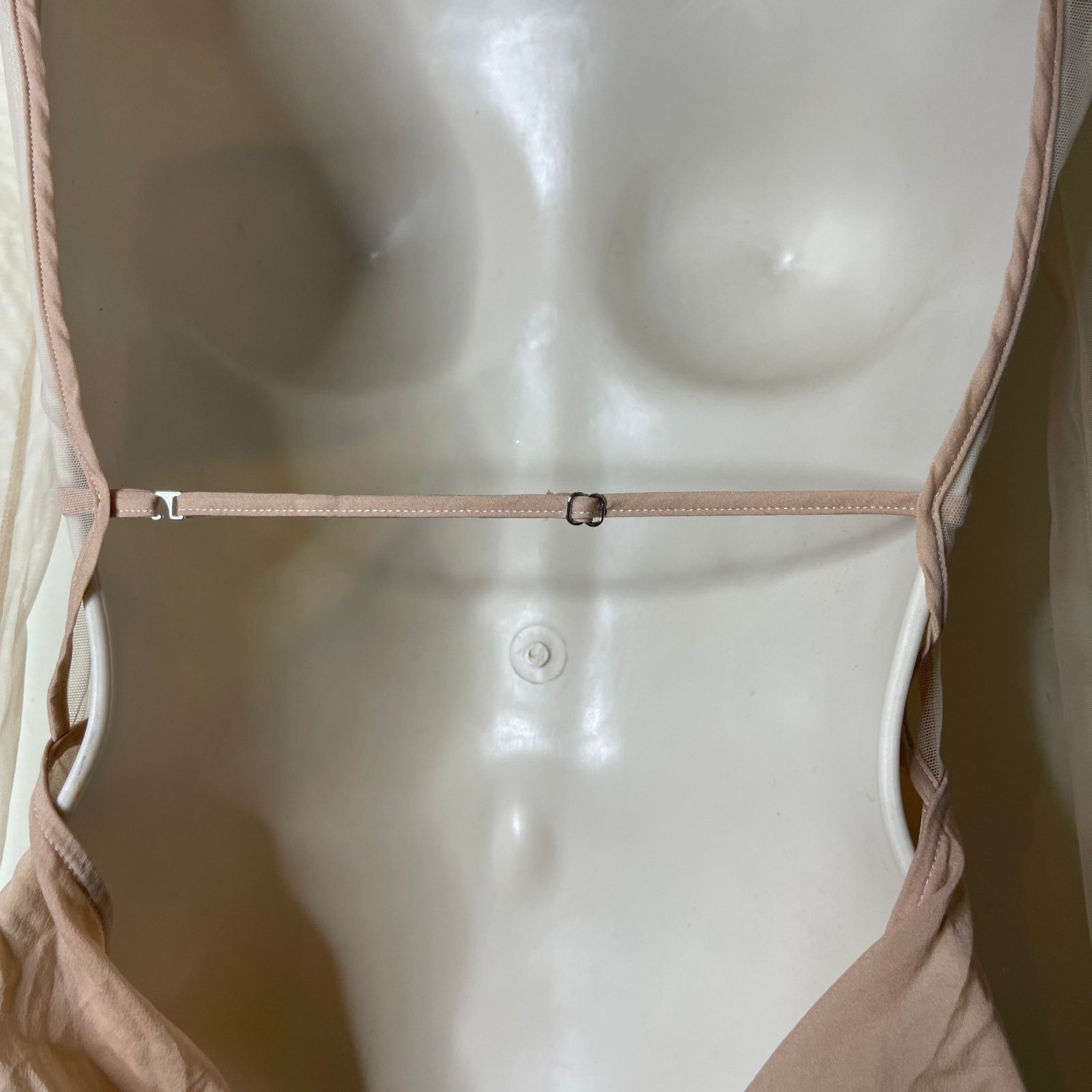Nensi Dojaka Nensi Dojaka Gathered Long Sleeve Bra Top In Sable Tan Sz XS Size XS / US 0-2 / IT 36-38 - 7 Thumbnail