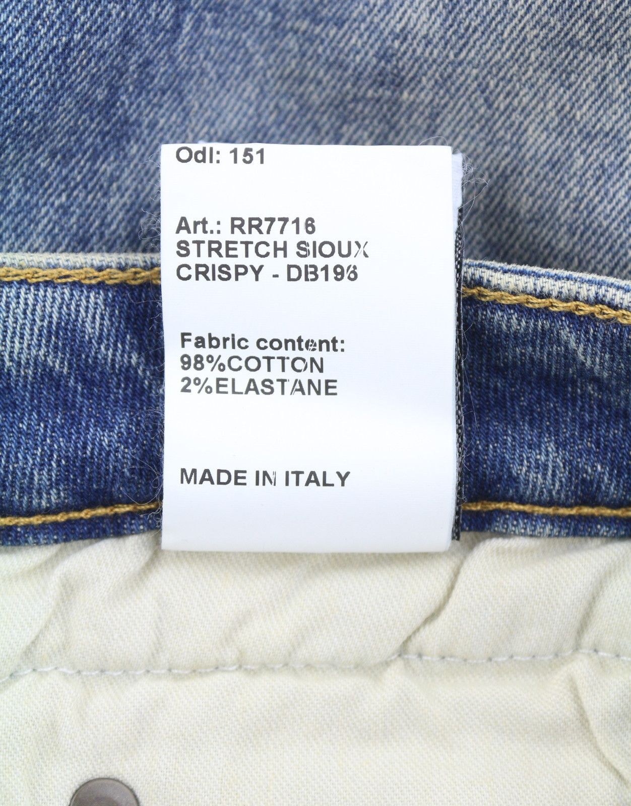 R13 BOY STRAIGHT 29 Kelly Faded Blue RRP699 87182 Size 29" - 10 Thumbnail