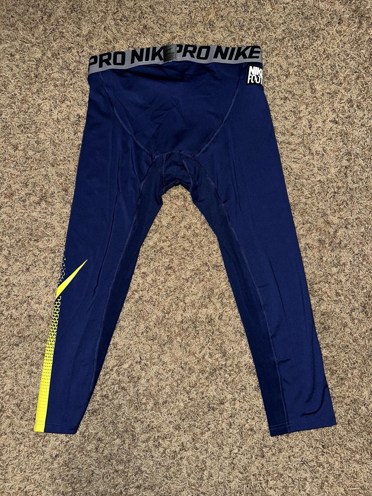 Nike Nike Men Pro Hyperstrong FB 3/4 Padded Cmprssn Bl Pnt Sample Size US 36 / EU 52 - 3 Thumbnail