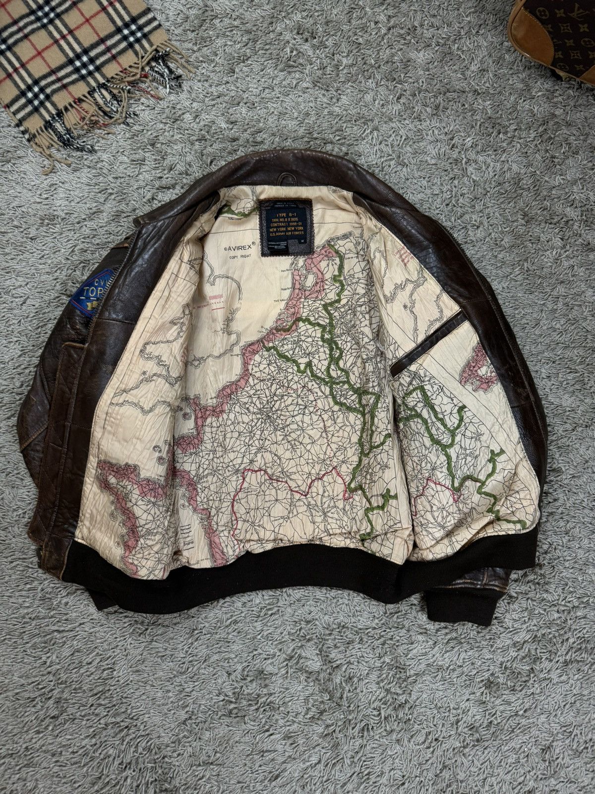 Avirex × Vintage Vintage leather jacket Avirex G-1 Top Gun 90s original item Size US M / EU 48-50 / 2 - 6 Thumbnail