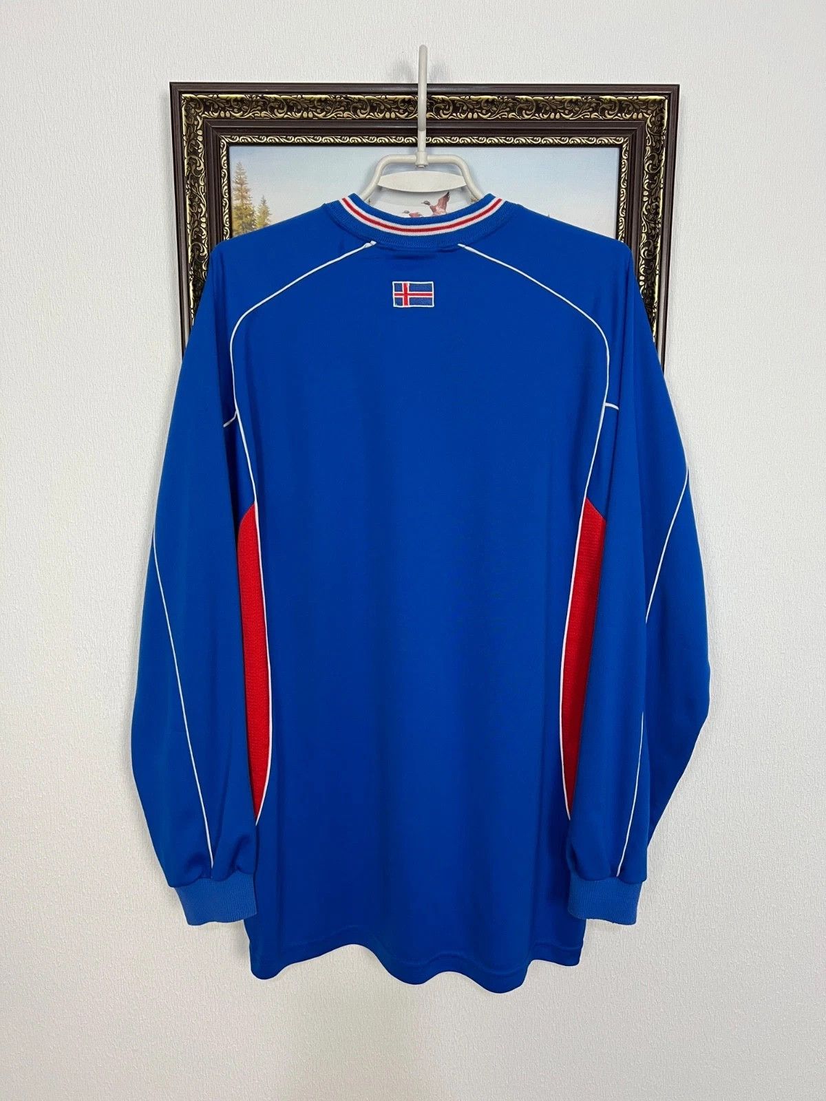 Errea Iceland football shirt 2004 Long Sleeve Soccer Jersey Trikot Size US XXL / EU 58 / 5 - 6 Thumbnail
