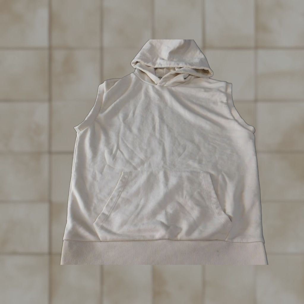 Zara Zara Hoodie Mens Medium Beige Pullover Knit Zip Pockets Zipper Regular Short description: Good condition but there are blemishes lower front portion Size US M / EU 48-50 / 2 - 1 Thumbnail