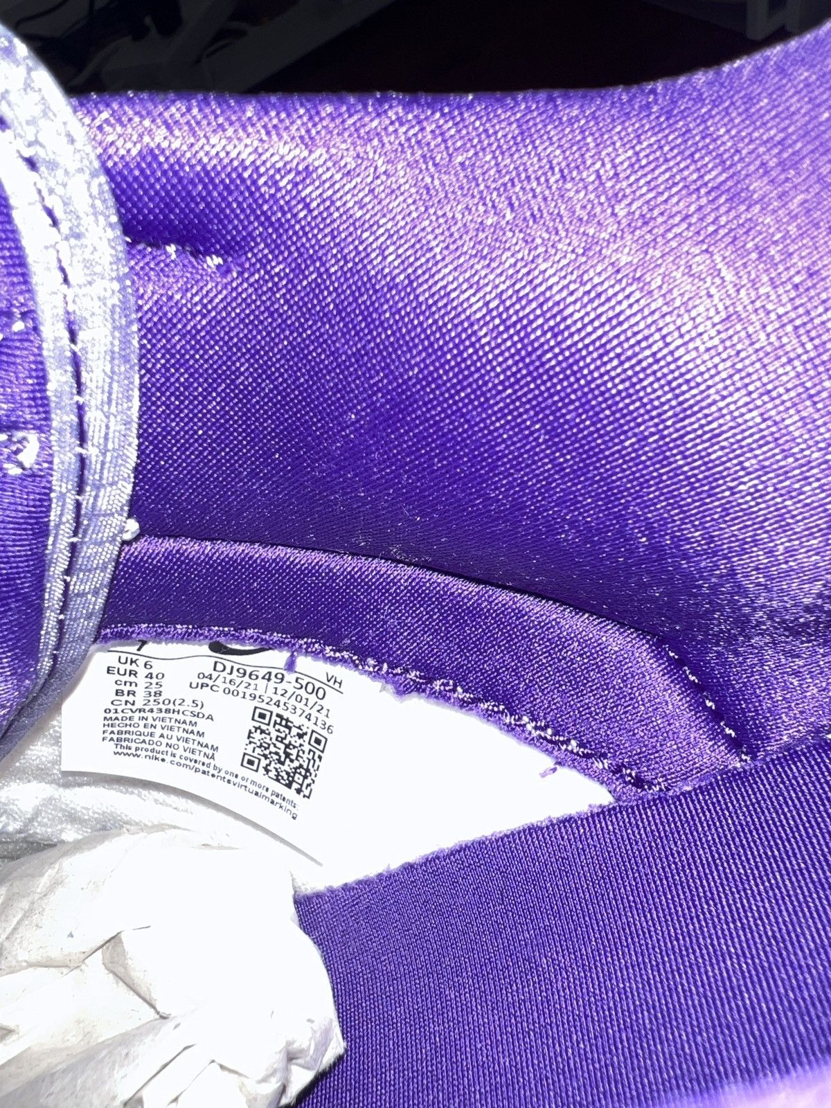 Jordan Brand Union LA Dunk Low Passport Pack - Court Purple Size US 7 / EU 40 - 6 Thumbnail