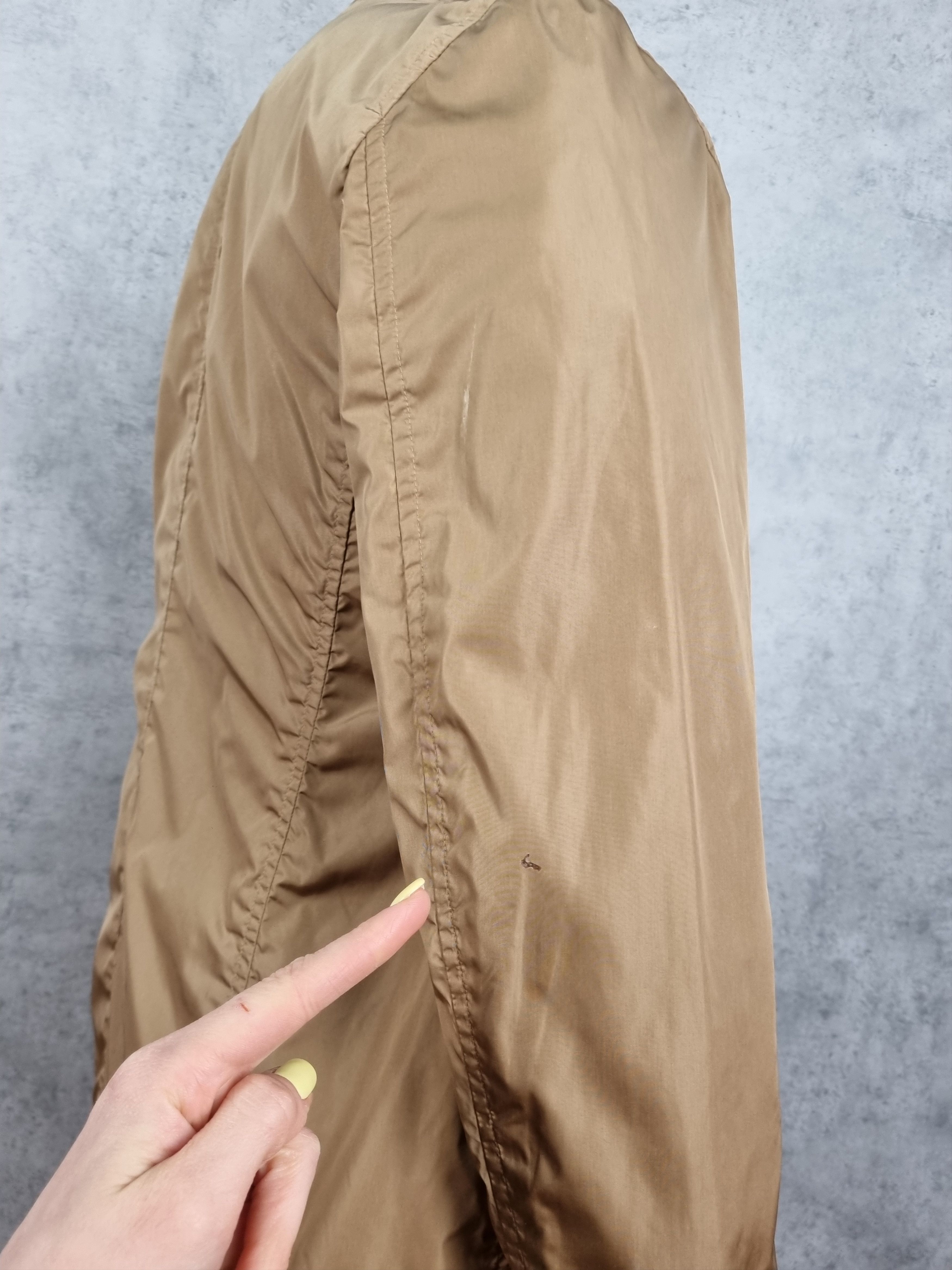 Jil Sander × Vintage 80s Vintage Nylon Blazer Jacket RAF SIMONS era Size S / US 4 / IT 40 - 24 Thumbnail