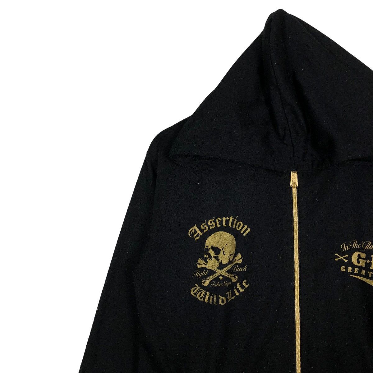 Japanese Brand Punk Design Hoodie Wild Life Skeleton Inspire Chrome Hearts Size US L / EU 52-54 / 3 - 8 Thumbnail