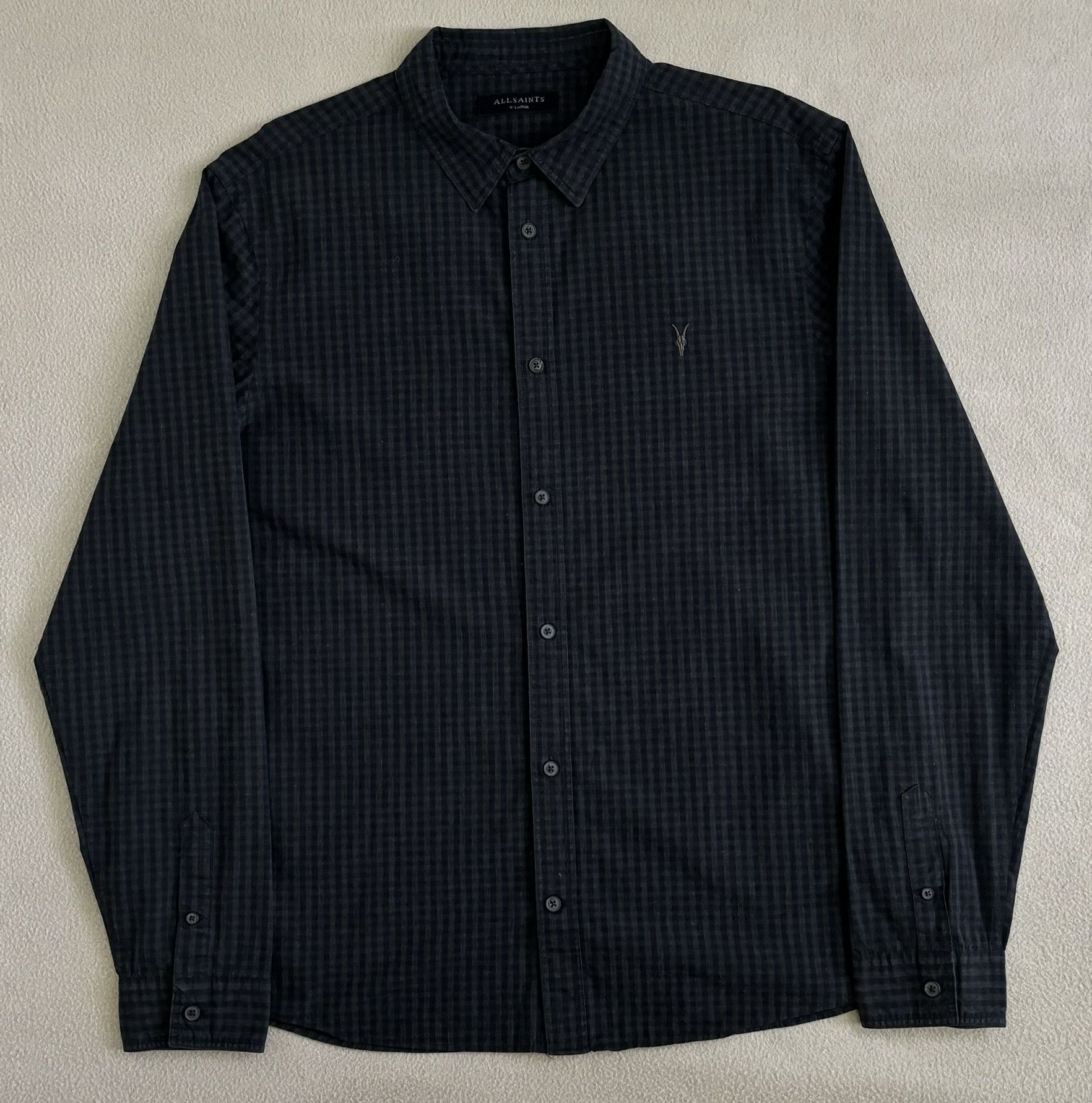 Allsaints Allsaints shirt Black Check size XL Size US XL / EU 56 / 4 - 5 Thumbnail