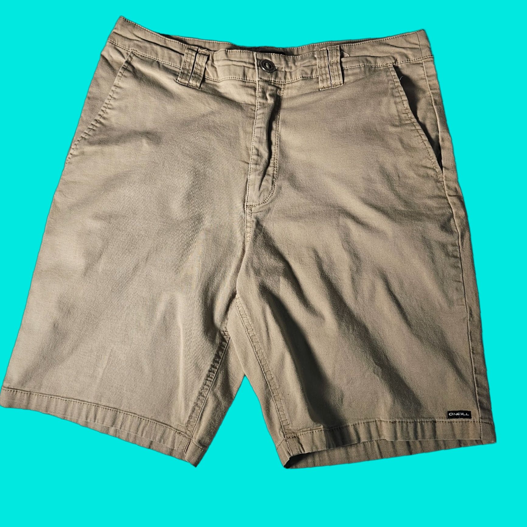 O'Neill VINTAGE O'Neill Chino Shorts Men's Size 32 Casual Cotton Blend Beige Tan Surf Skate Size US 32 / EU 48 - 1 Thumbnail