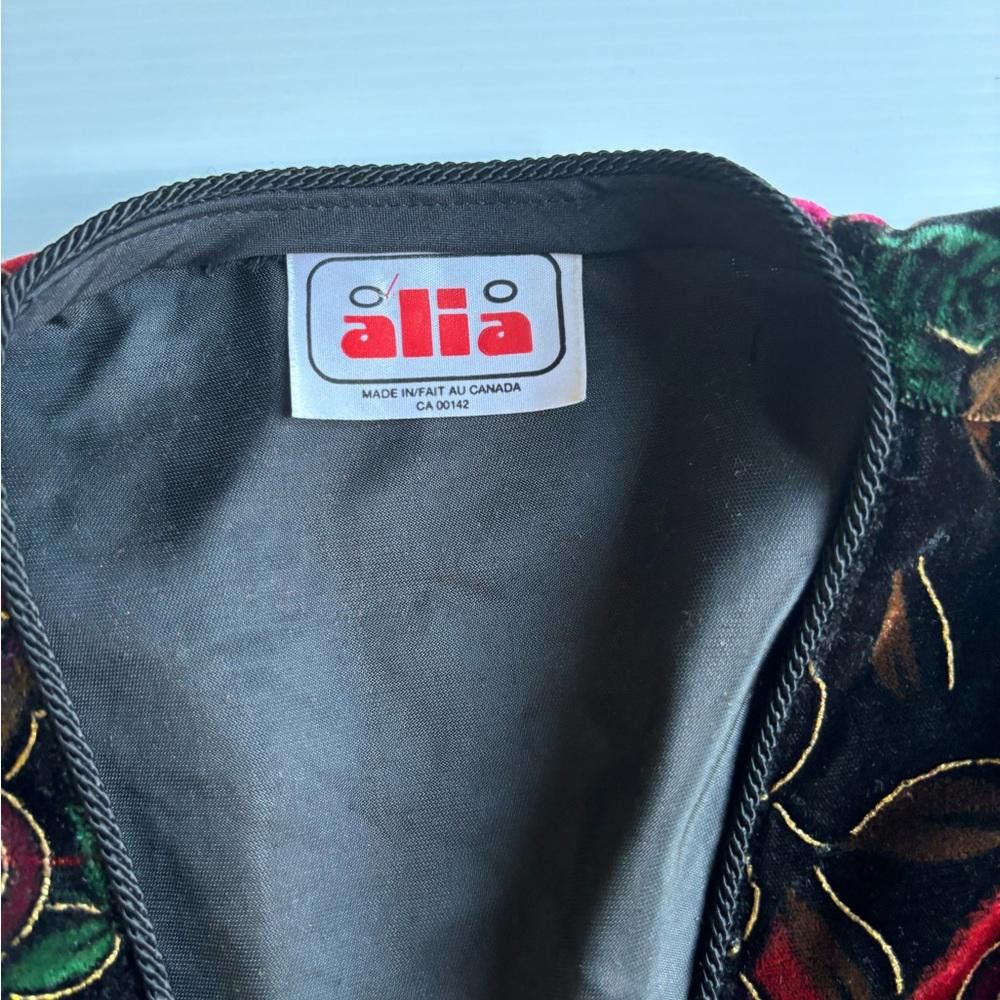 Alien Workshop Vintage Alia Floral Velvet Jacket Size XXL / US 16-18 / IT 52-54 - 4 Thumbnail