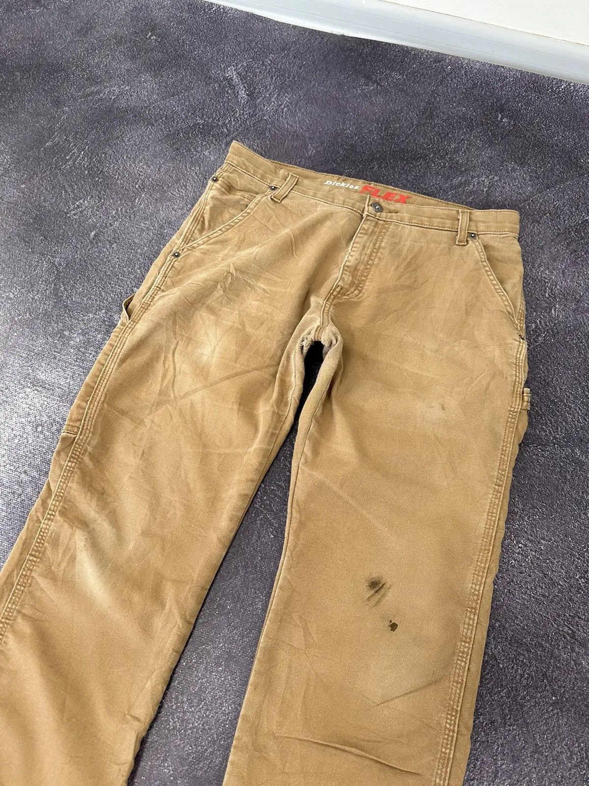 Dickies × Vintage Vintage Dickies Flex Faded American Hype Work Pants Size US 32 / EU 48 - 9 Thumbnail