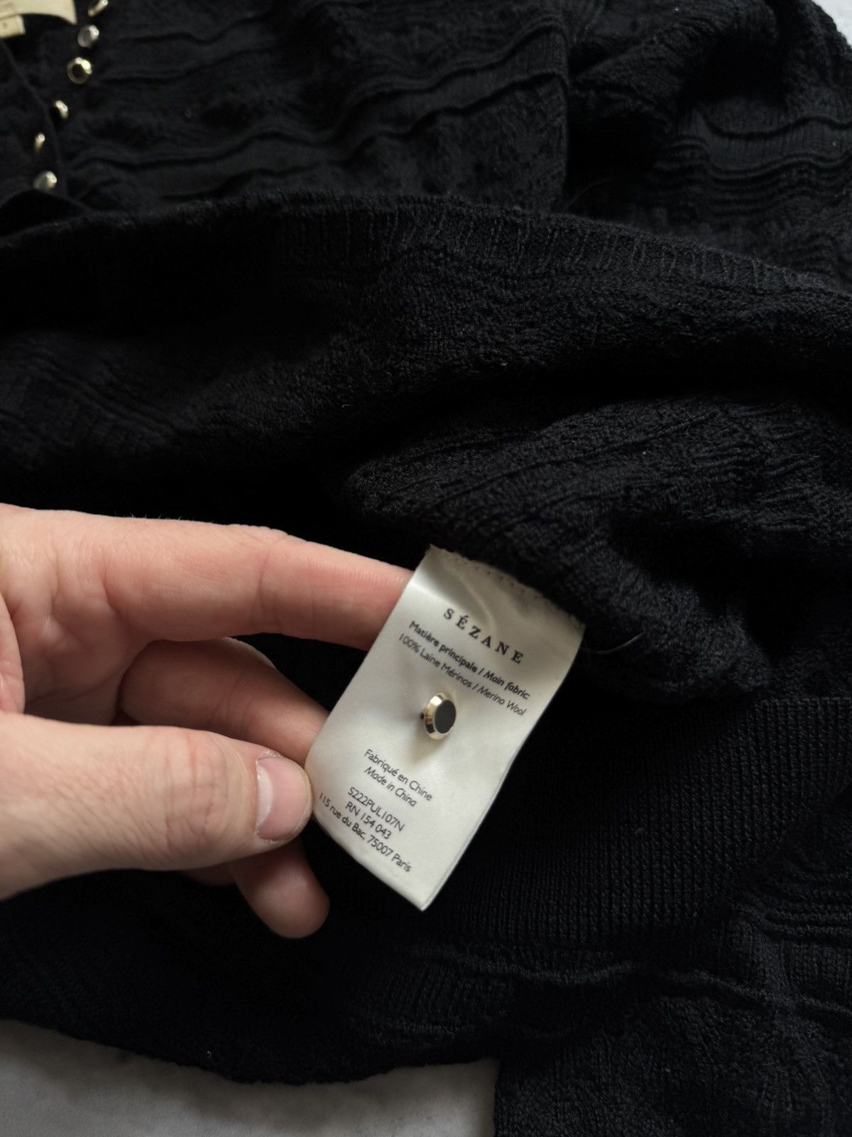 Sezane × Vintage 😍Sezane black sweater luxury size S Size S / US 4 / IT 40 - 8 Thumbnail