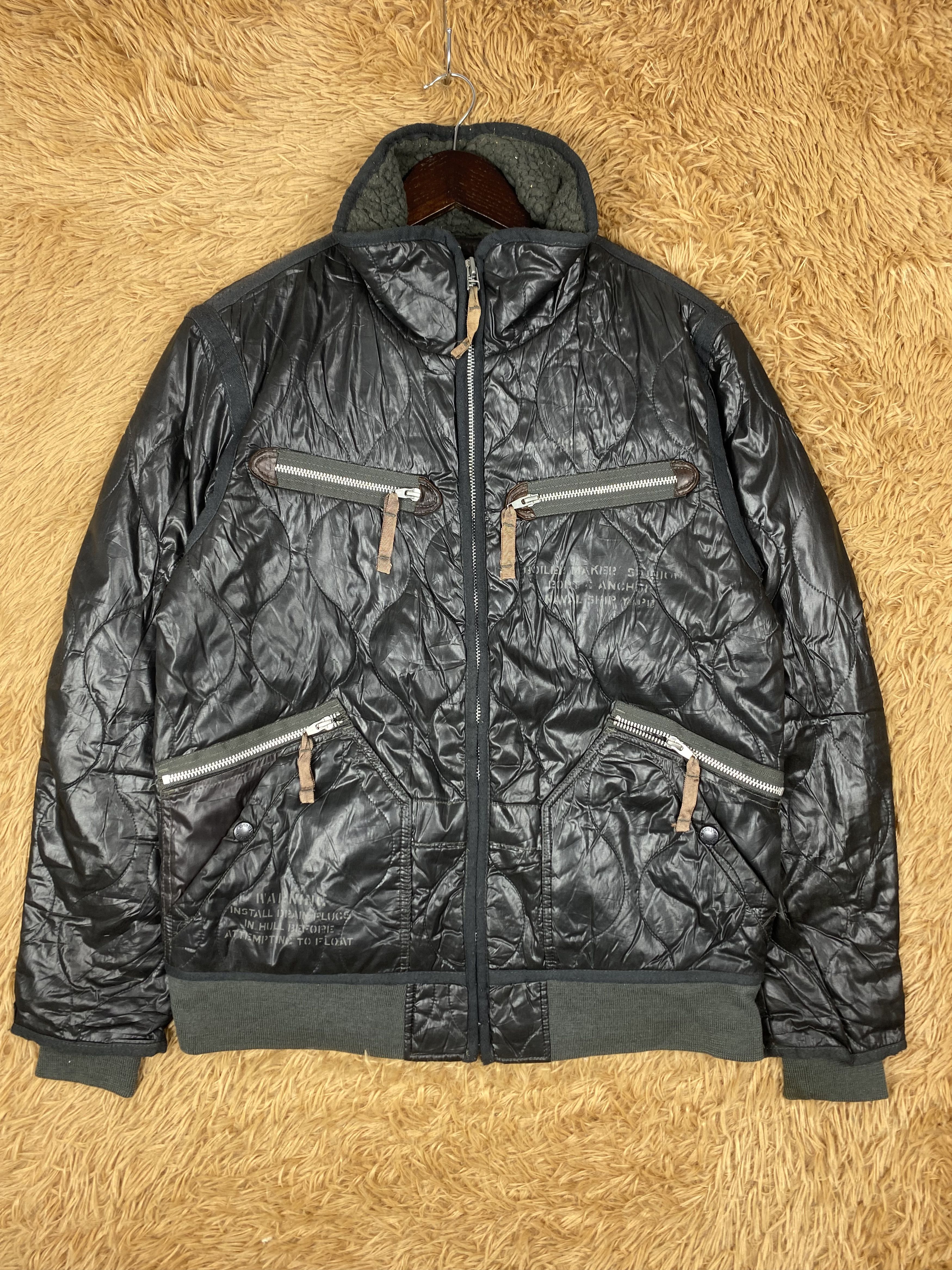 Avirex Vintage Avirex Quilted Fleece Lining Bombers Jacket DJ0902 Size US L / EU 52-54 / 3 - 1 Thumbnail